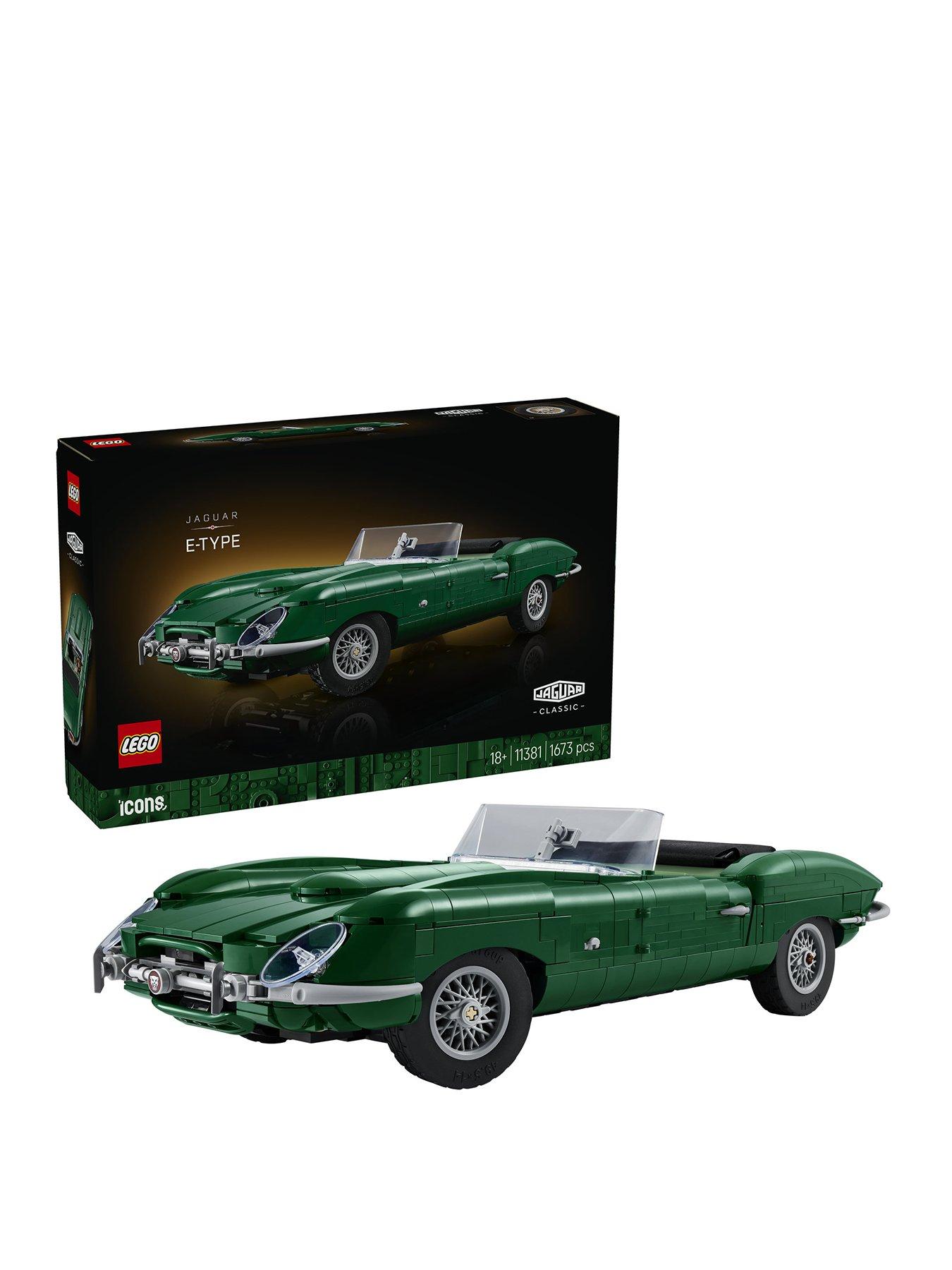 LEGO Icons Jaguar E-Type - Classic Sports Car Model 11381