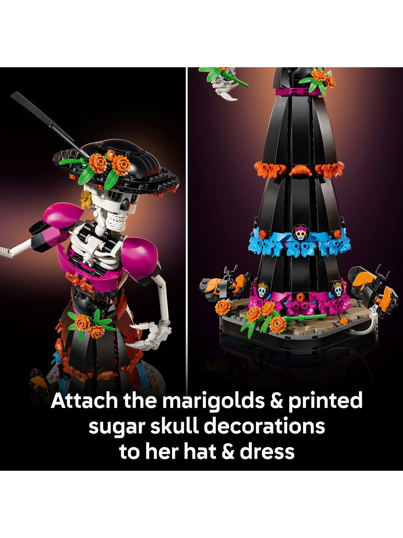 Image 5 of 8 of LEGO Ideas La Catrina Figurine Building Set 21372
