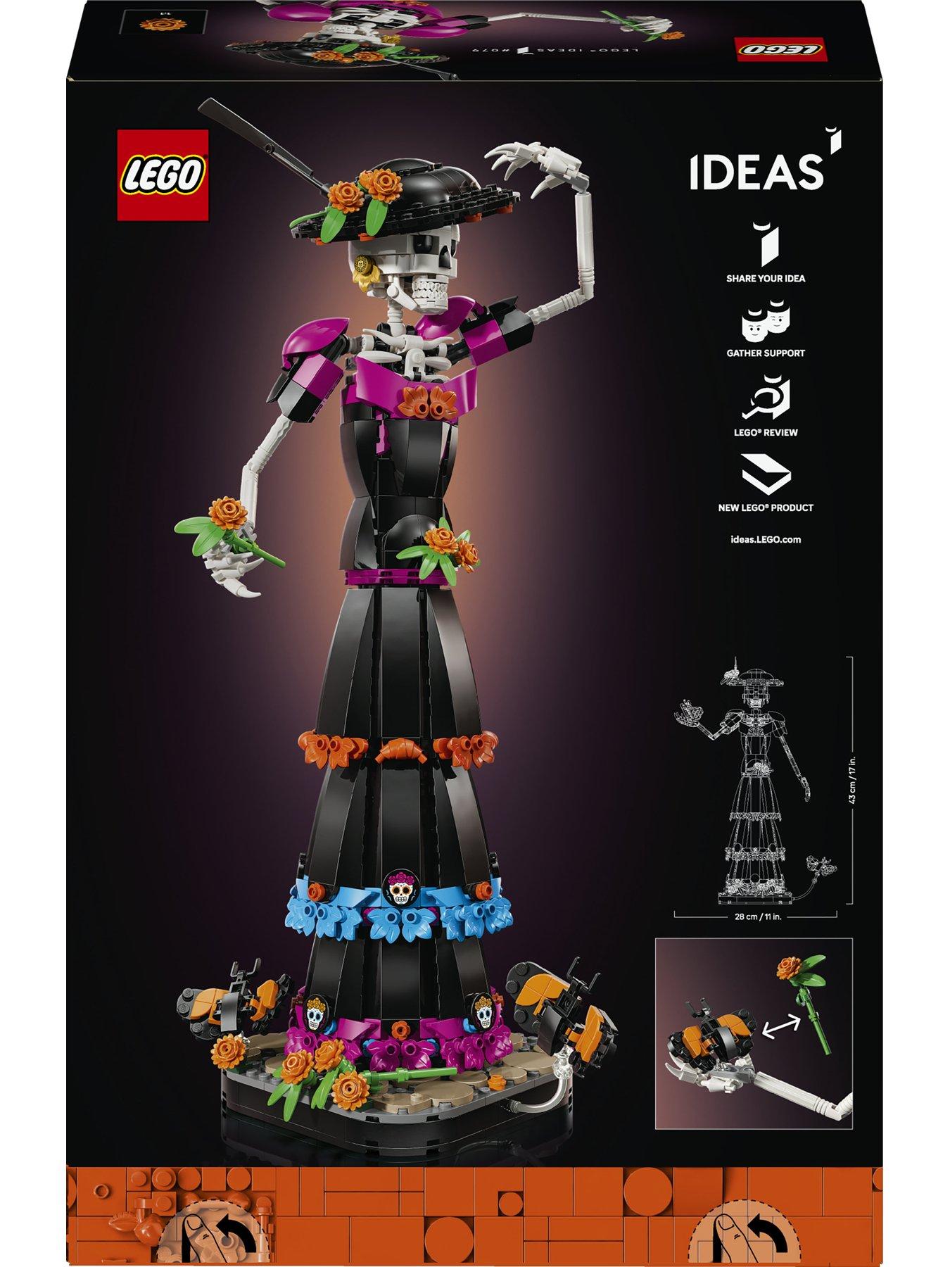 Image 7 of 8 of LEGO Ideas La Catrina Figurine Building Set 21372