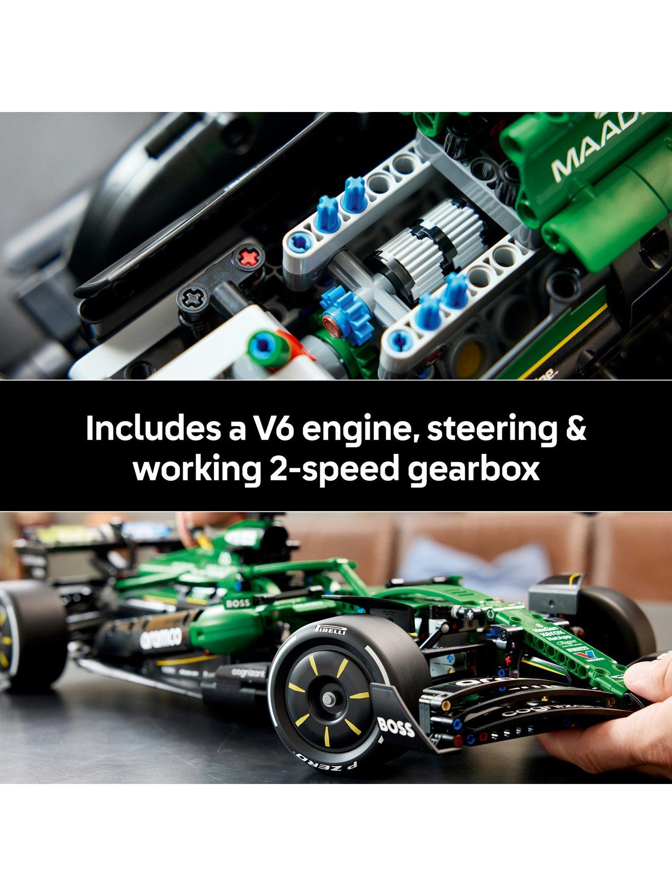 Image 4 of 8 of LEGO Technic Aston Martin Aramco AMR25 F1 Car 42240