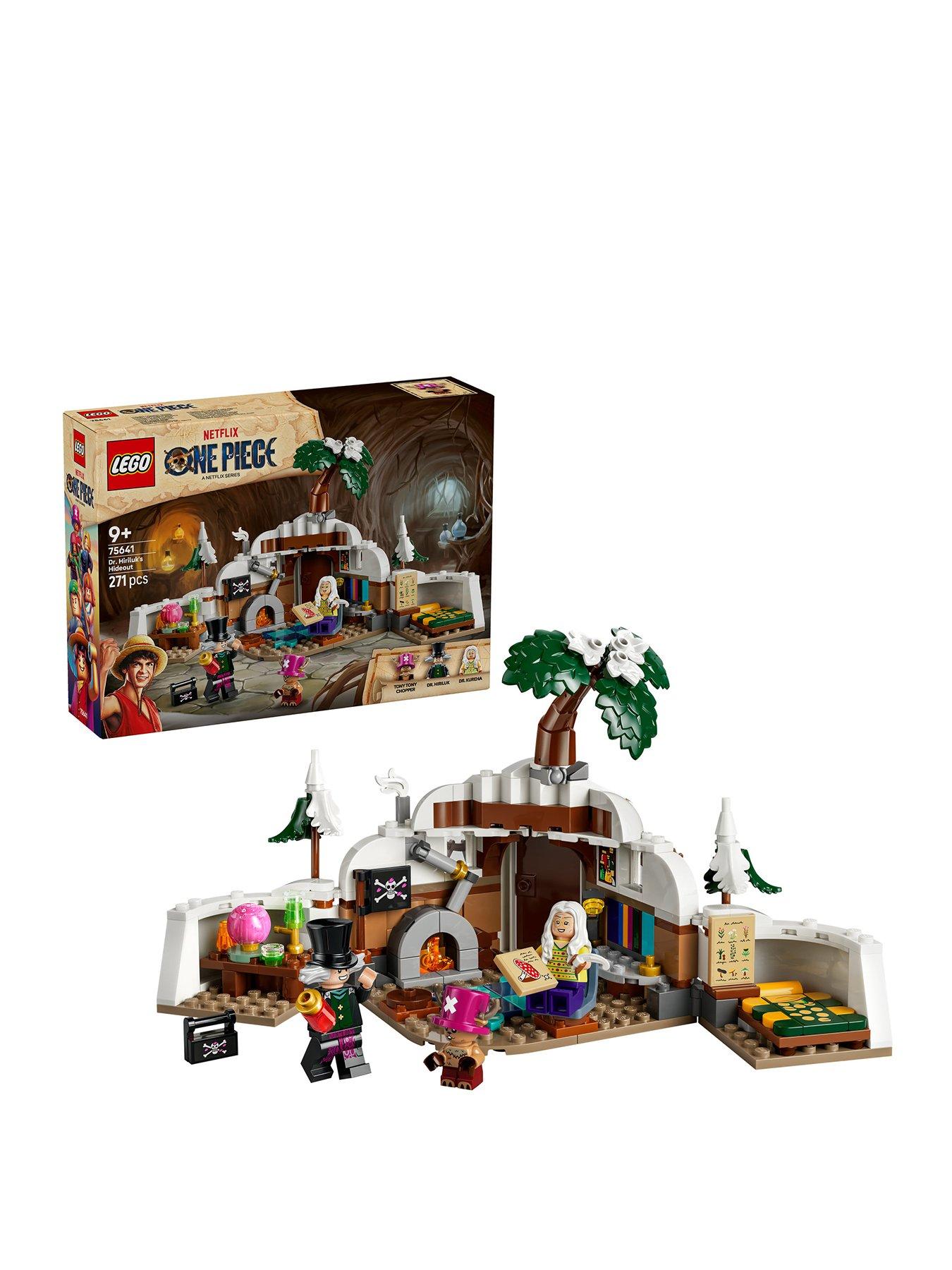 LEGO One Piece Dr. Hiriluk's Hideout - Building Toy for Kids, Ages 9+ - With 3 Minifigures - 75641