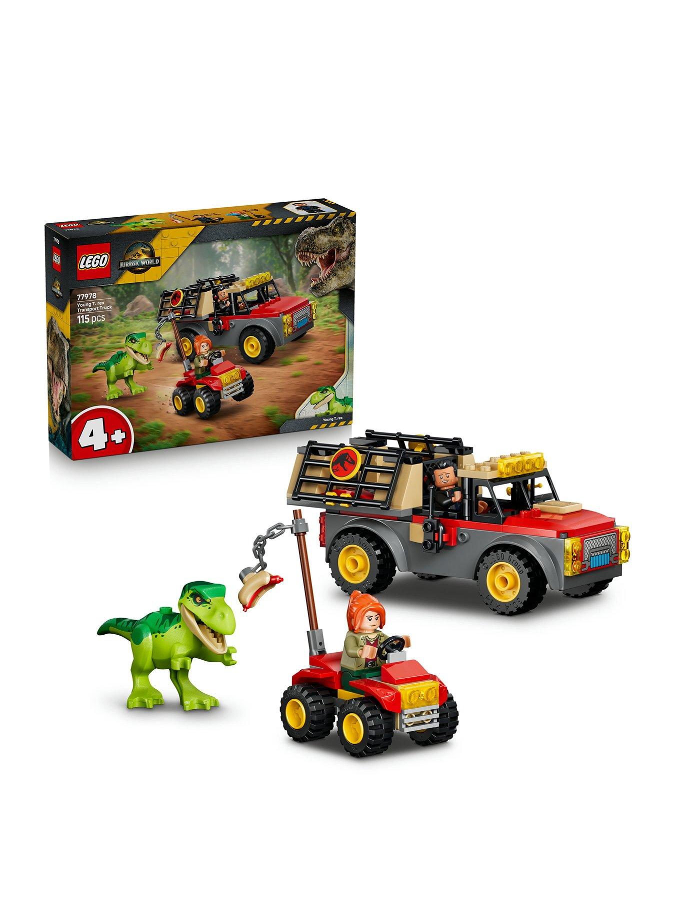 LEGO Jurassic World Young T. rex Transport Truck Toy 77978