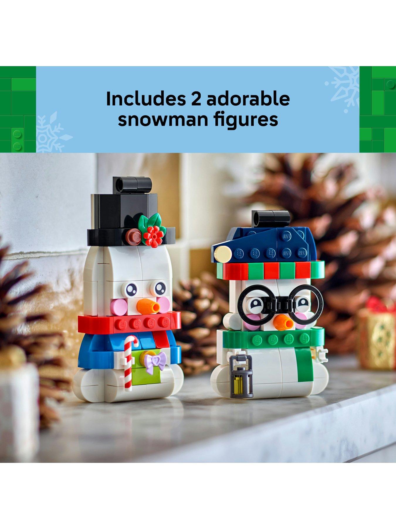Image 3 of 8 of LEGO Snowman Ornaments Christmas Decor Holiday Decorations 40812