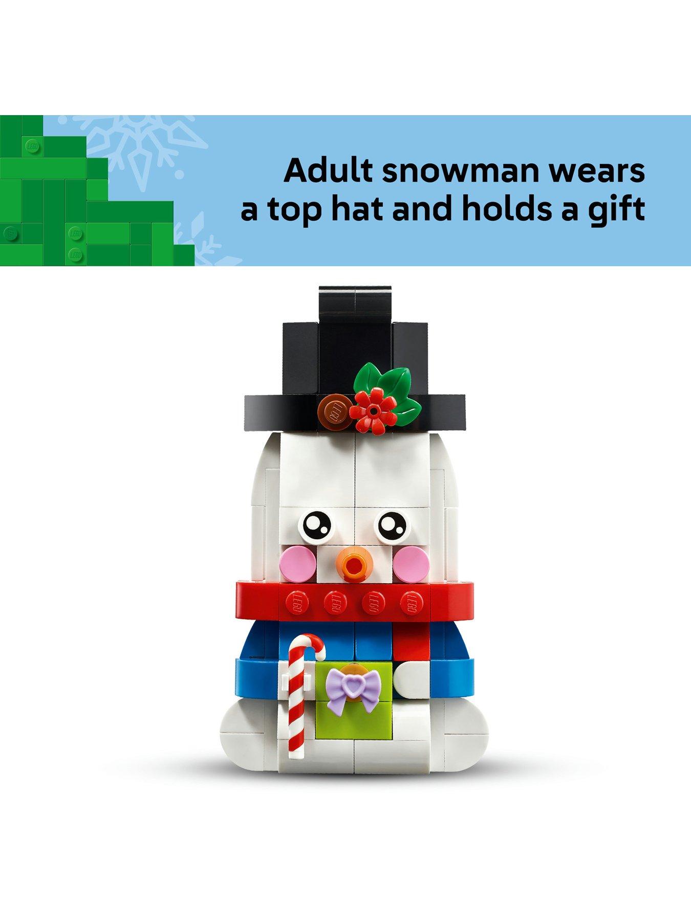 Image 4 of 8 of LEGO Snowman Ornaments Christmas Decor Holiday Decorations 40812