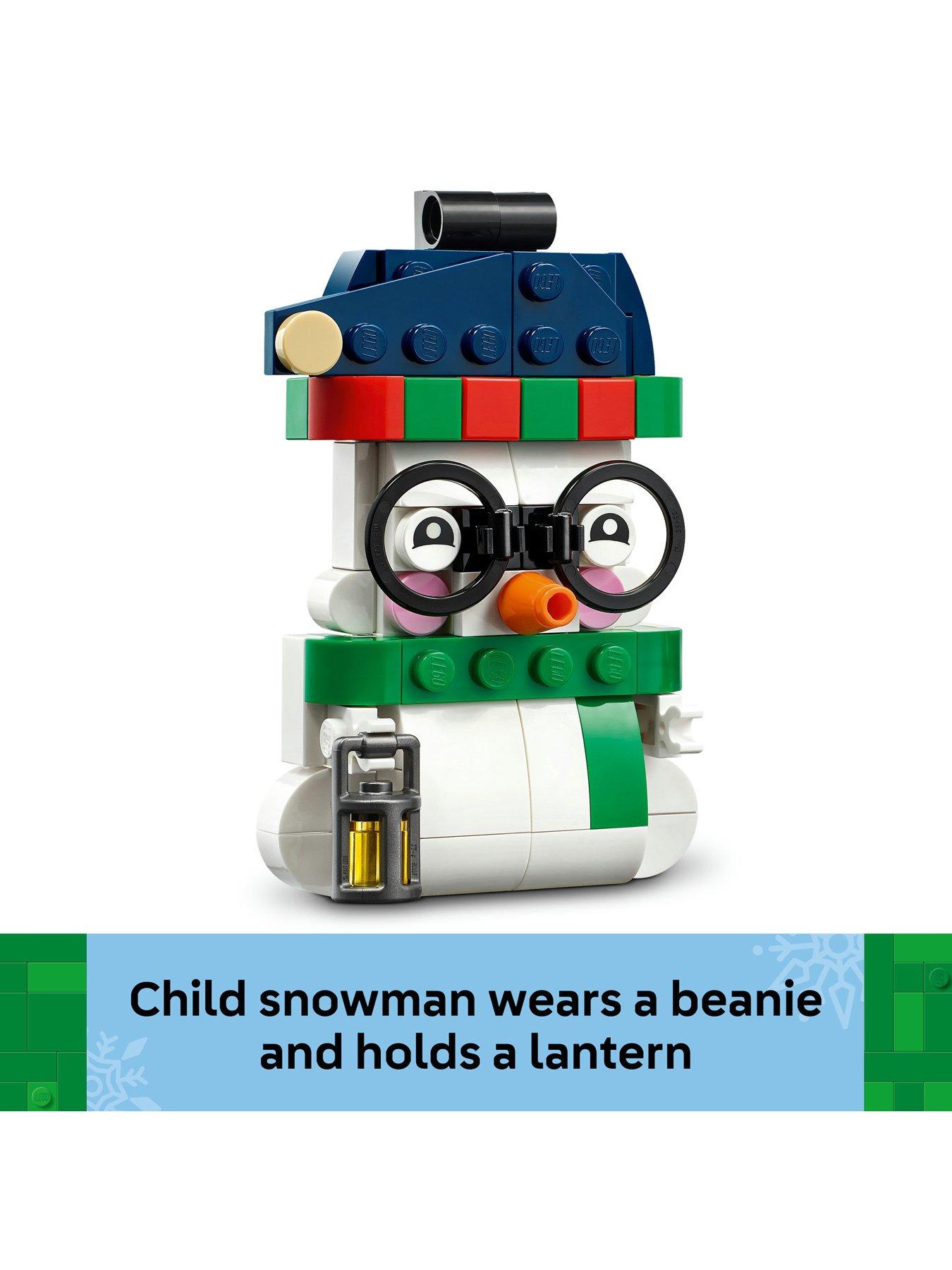 Image 5 of 8 of LEGO Snowman Ornaments Christmas Decor Holiday Decorations 40812
