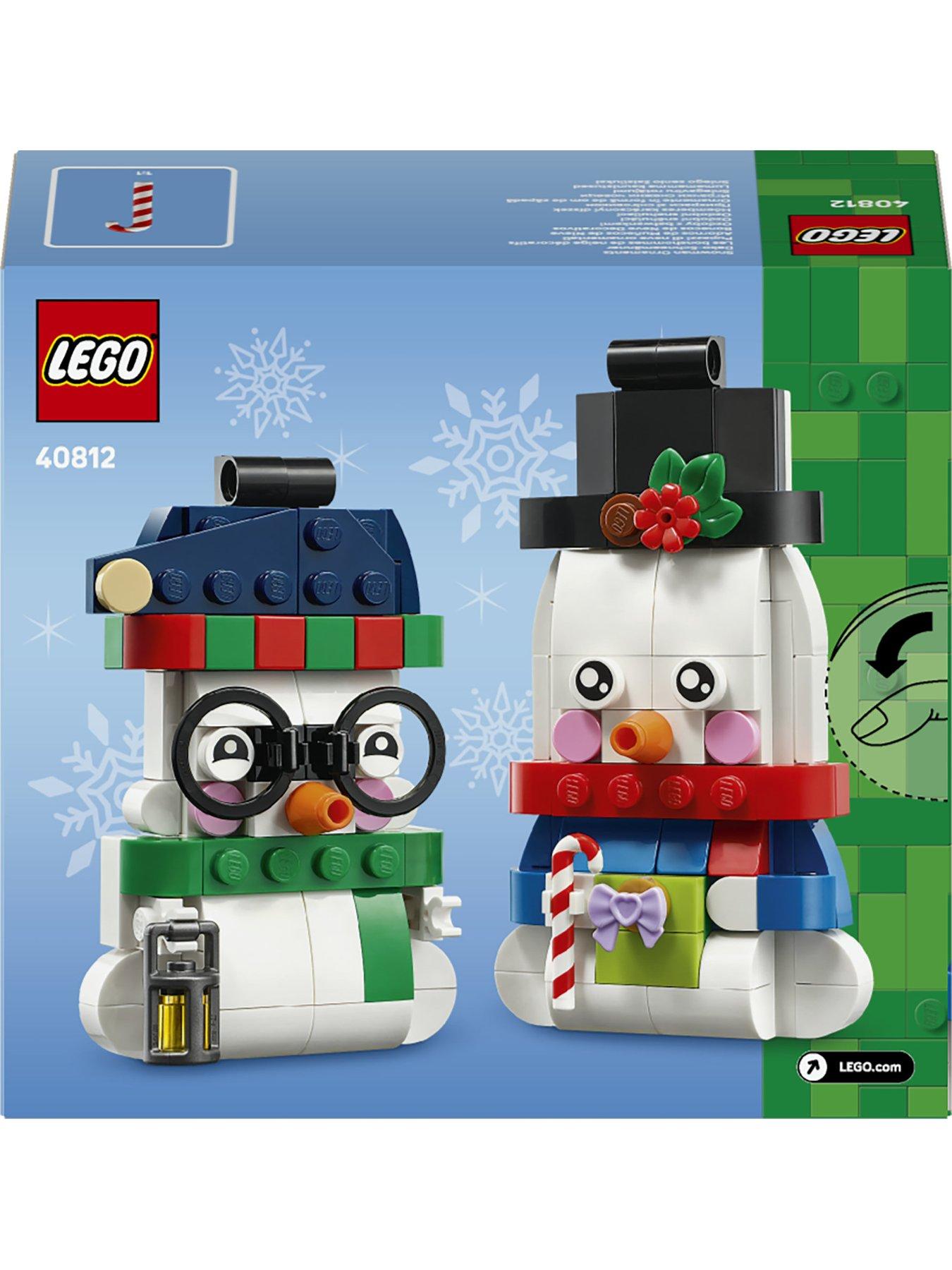 Image 7 of 8 of LEGO Snowman Ornaments Christmas Decor Holiday Decorations 40812