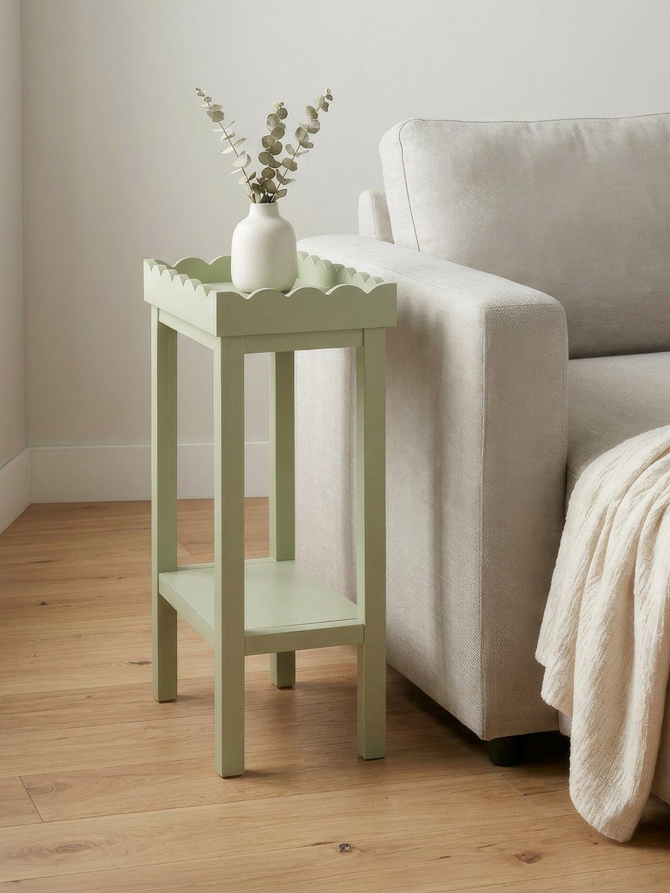 Scottish Everlastings Fauna Sofa Side Table Moss Green