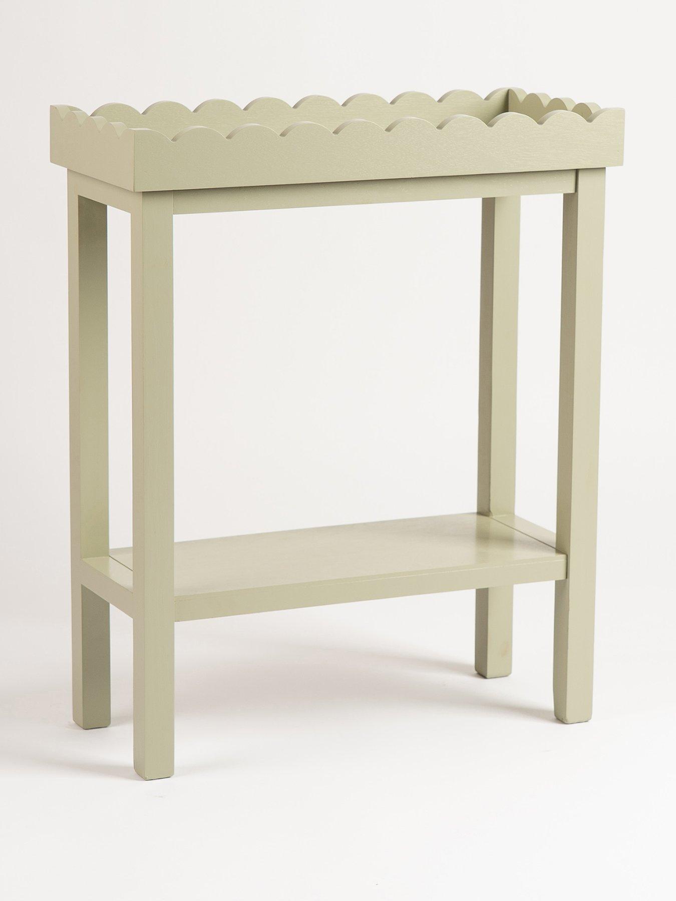 Image 2 of 3 of Scottish Everlastings Fauna Sofa Side Table Moss Green
