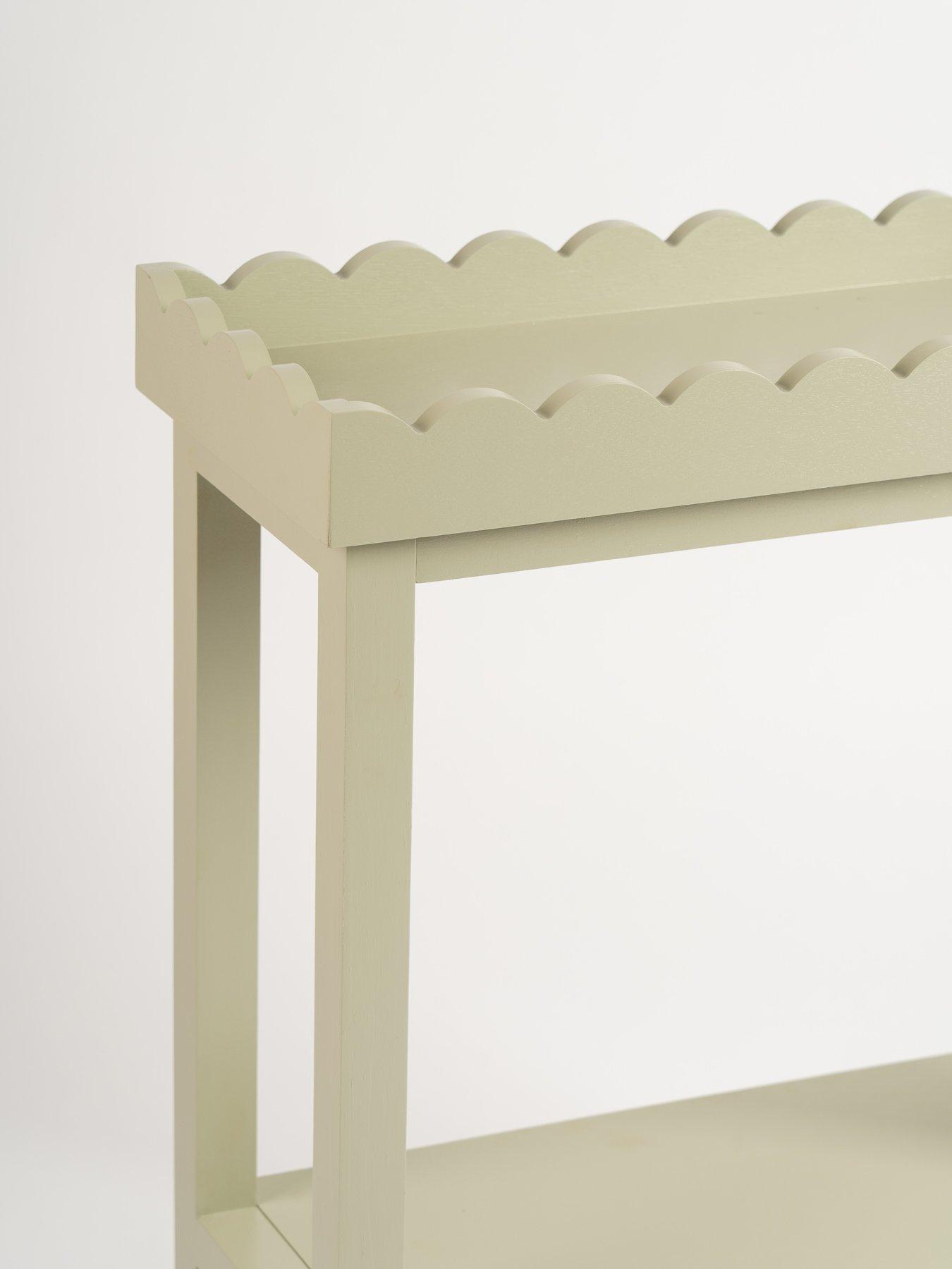 Image 3 of 3 of Scottish Everlastings Fauna Sofa Side Table Moss Green