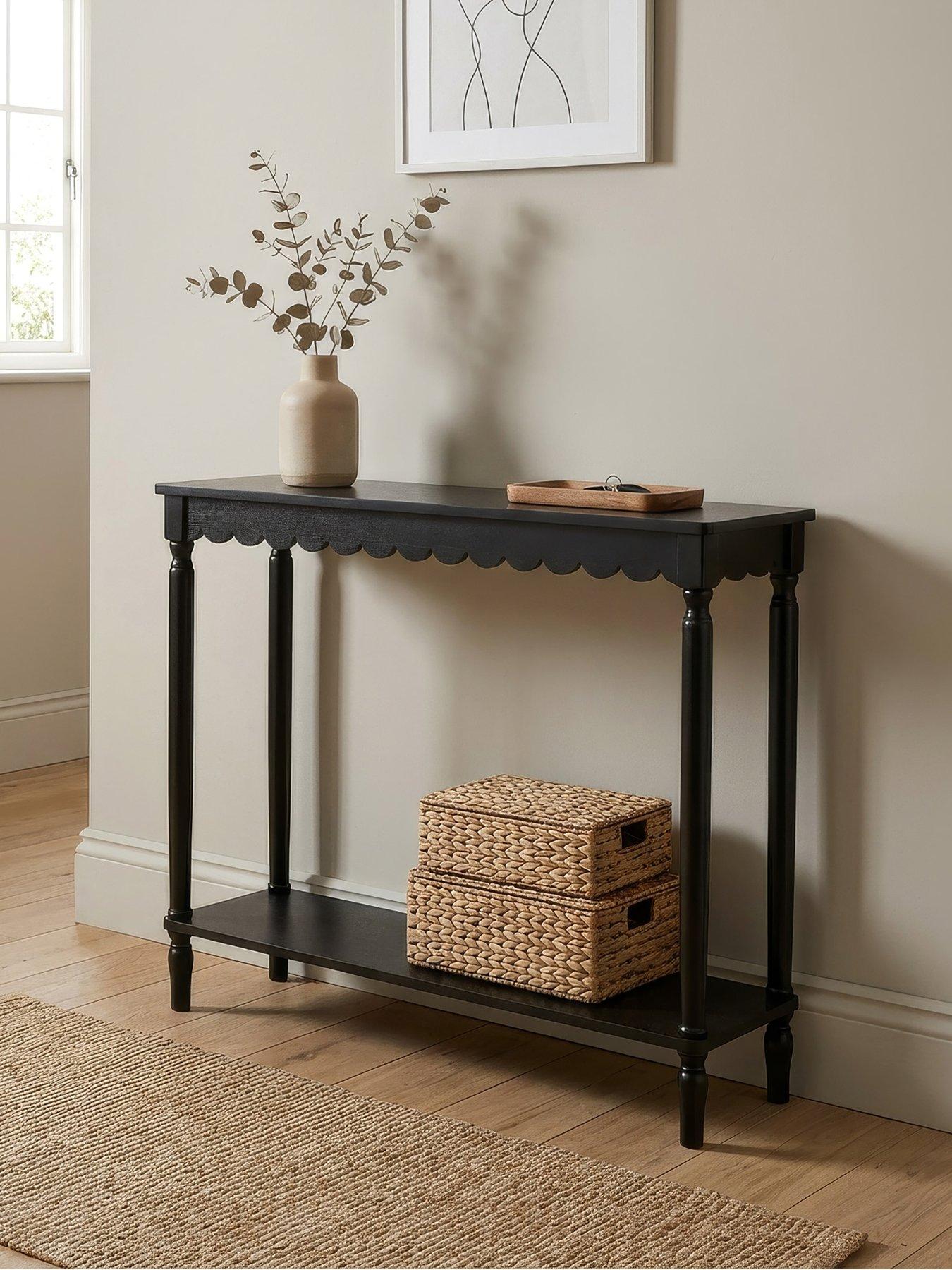 Scottish Everlastings Fauna Console Tbale - Black