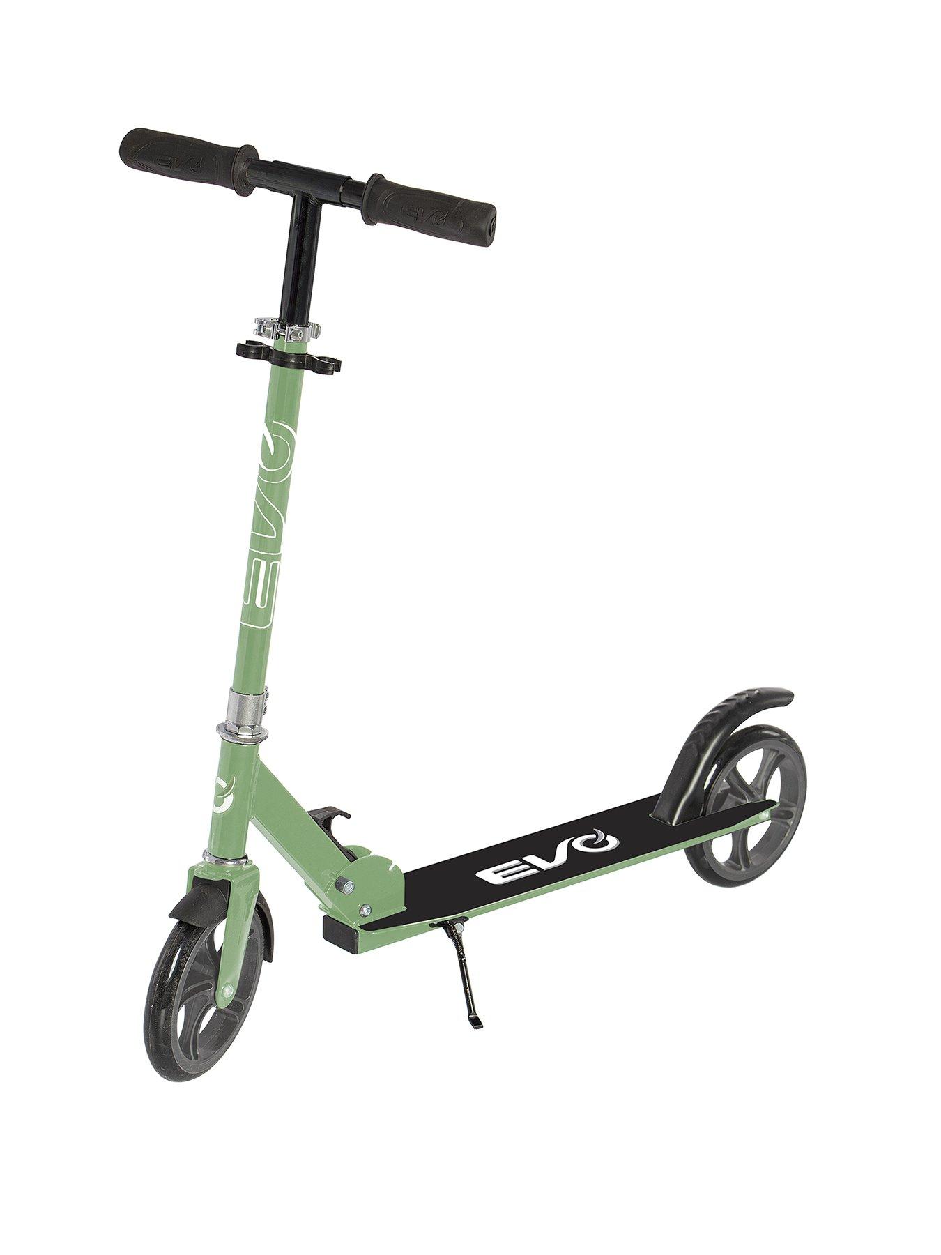 Image 1 of 2 of EVO Urban 180 Big Wheel Scooter - Olive Green