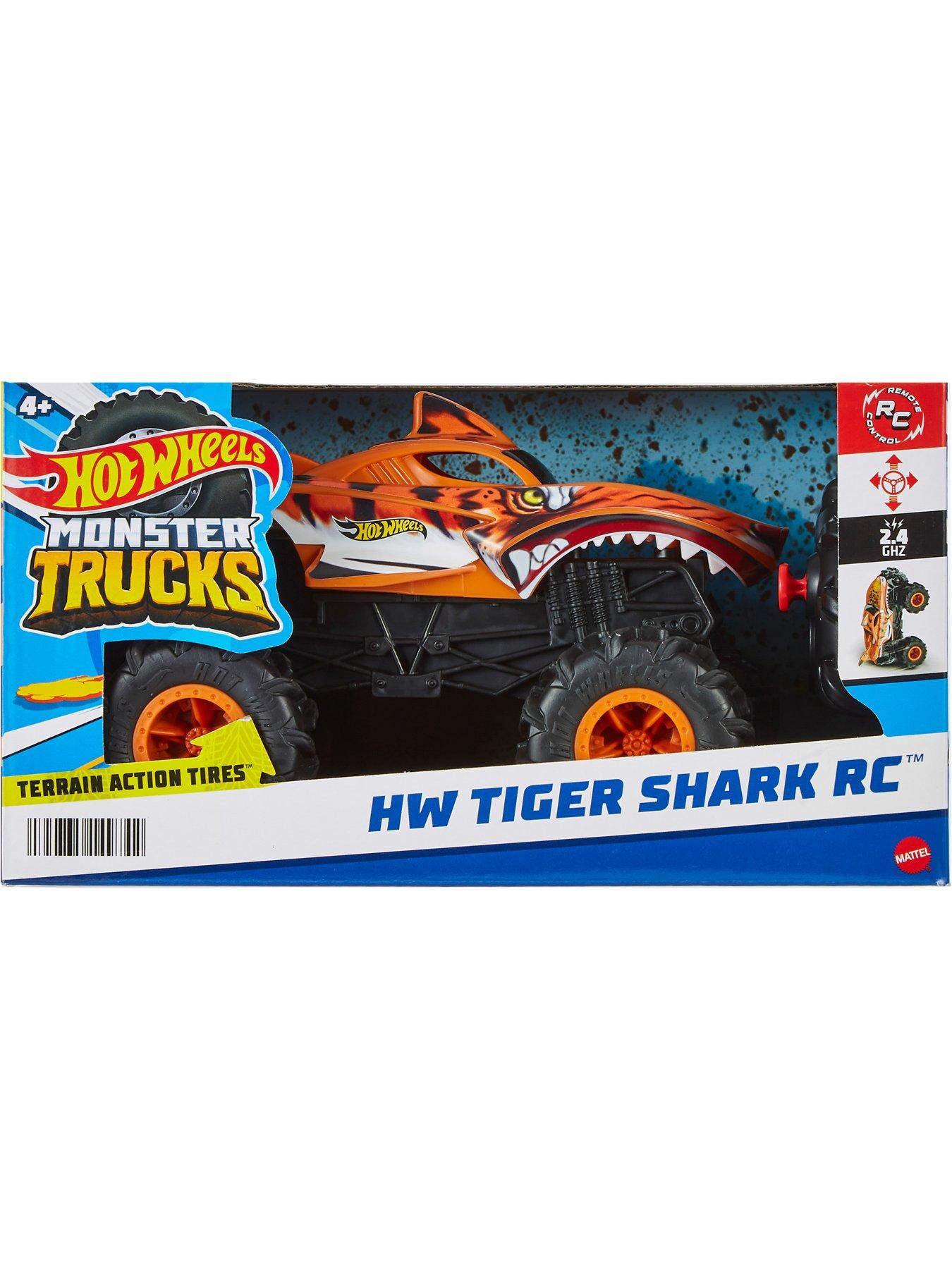 Image 5 of 5 of Hot Wheels Monster Trucks 1:24 Scale HW TIGER SHARK RC Vehicle