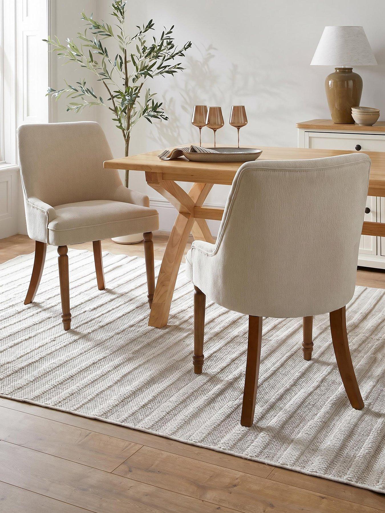 The Very Collection Camille Pair Of Dining Chairs - FSC® Certified