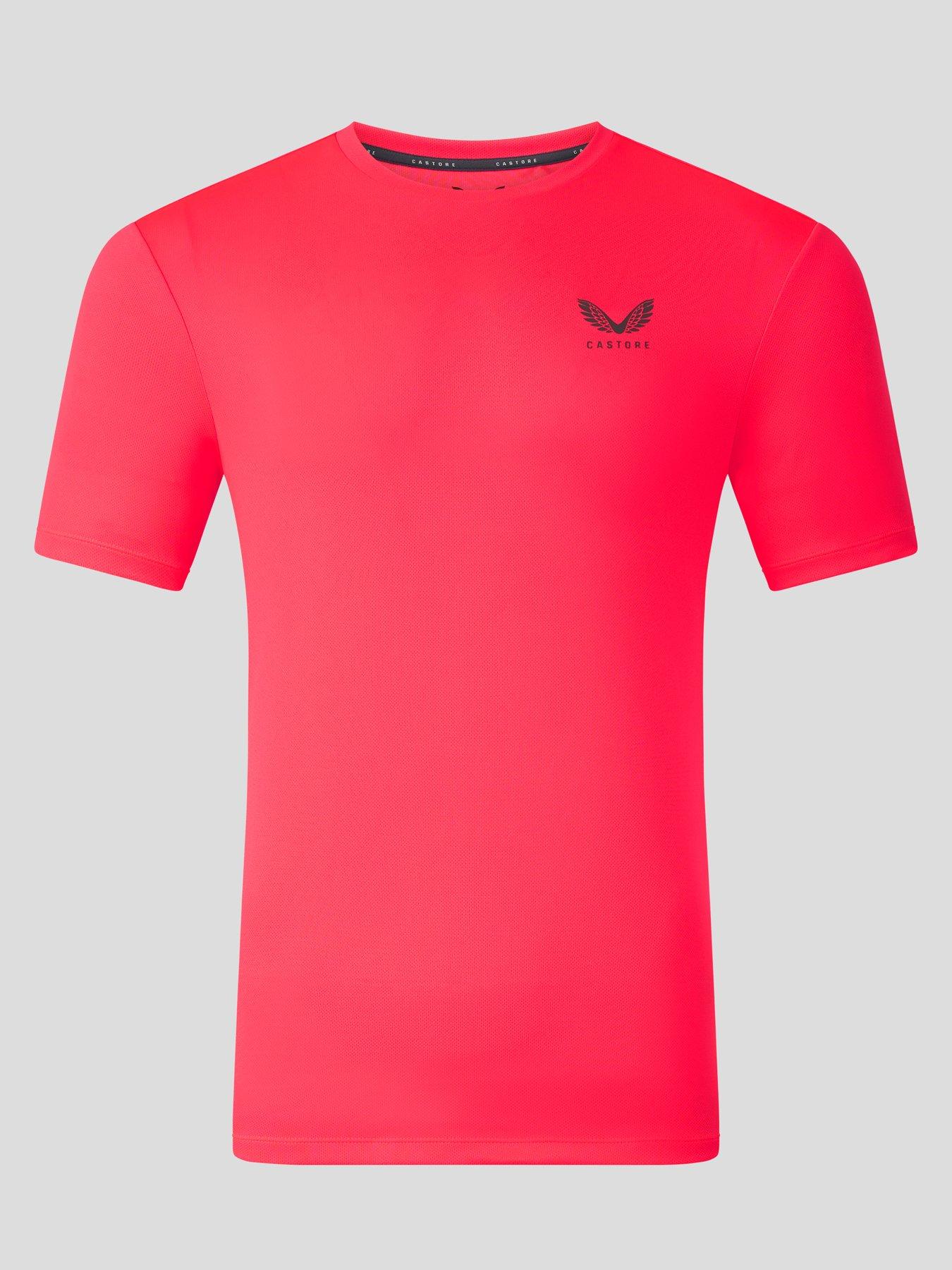 Castore Mens Training Short Sleeve T-shirt - Pink