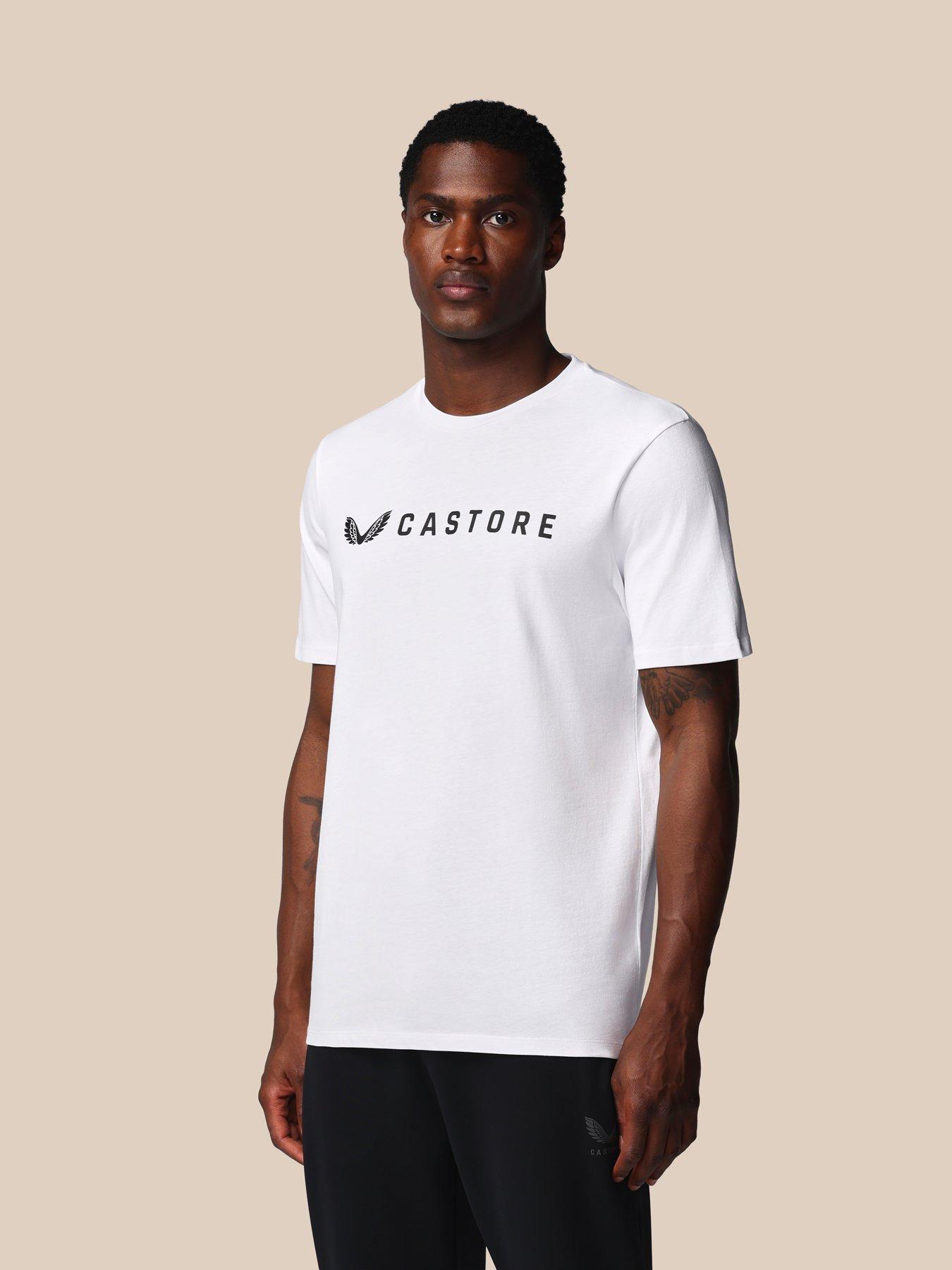 Castore Mens Training Short Sleeve Graphic T-Shirt - White