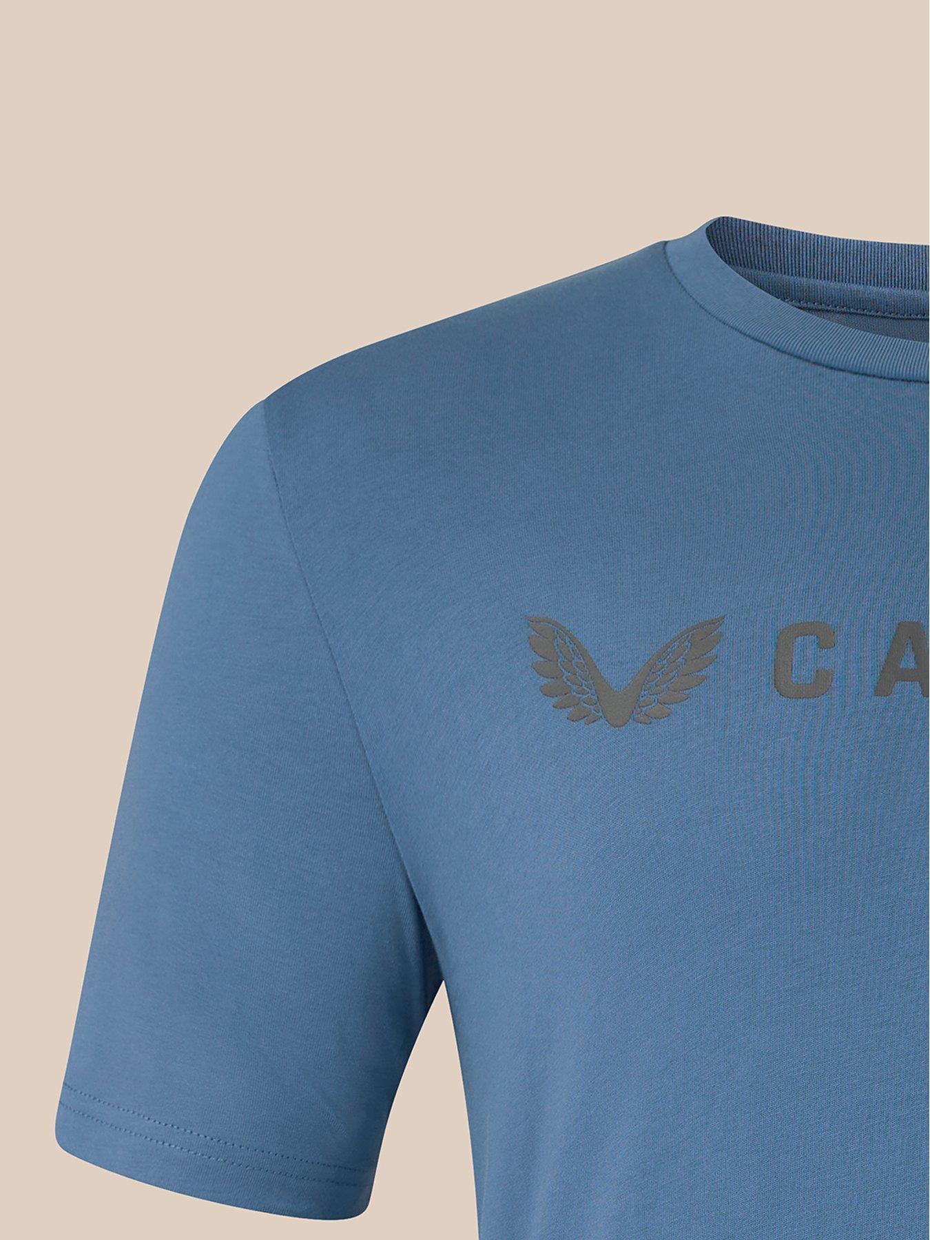 Image 3 of 4 of Castore Mens Training Short Sleeve Graphic T-shirt - Blue