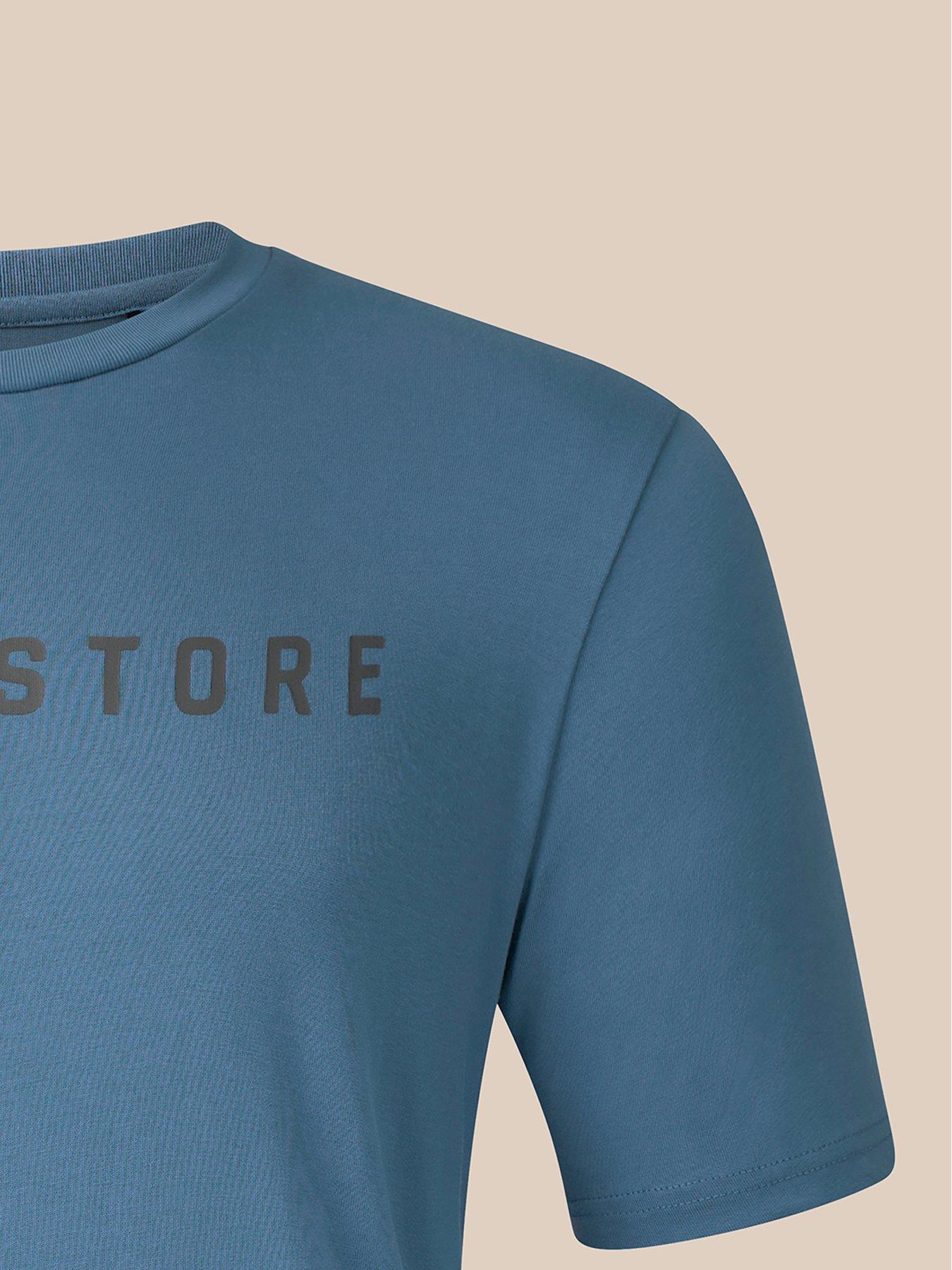 Image 4 of 4 of Castore Mens Training Short Sleeve Graphic T-shirt - Blue