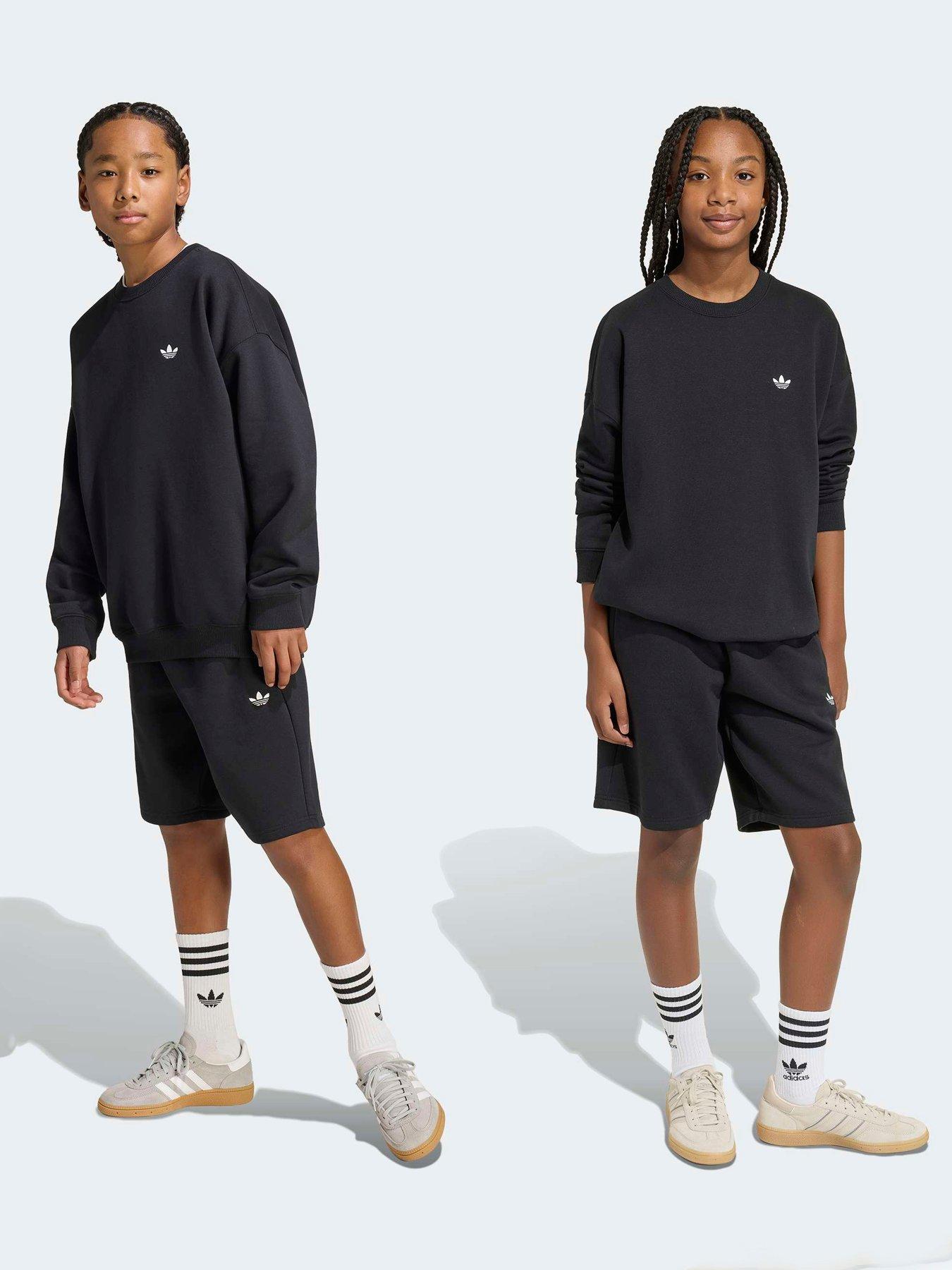 adidas Originals Junior Crew Short Set - Black