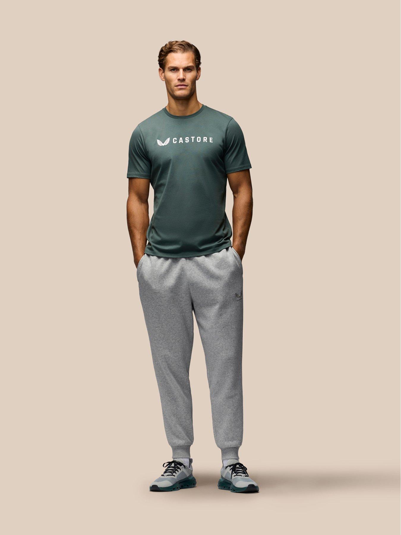 Image 3 of 4 of Castore Mens Training Short Sleeve Graphic T-shirt - Green