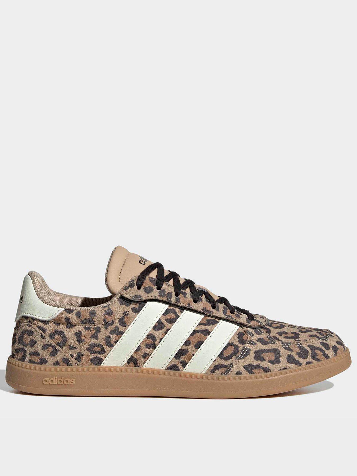 adidas Sportswear Women's Breaknet Sleek Trainers - Leopard Print