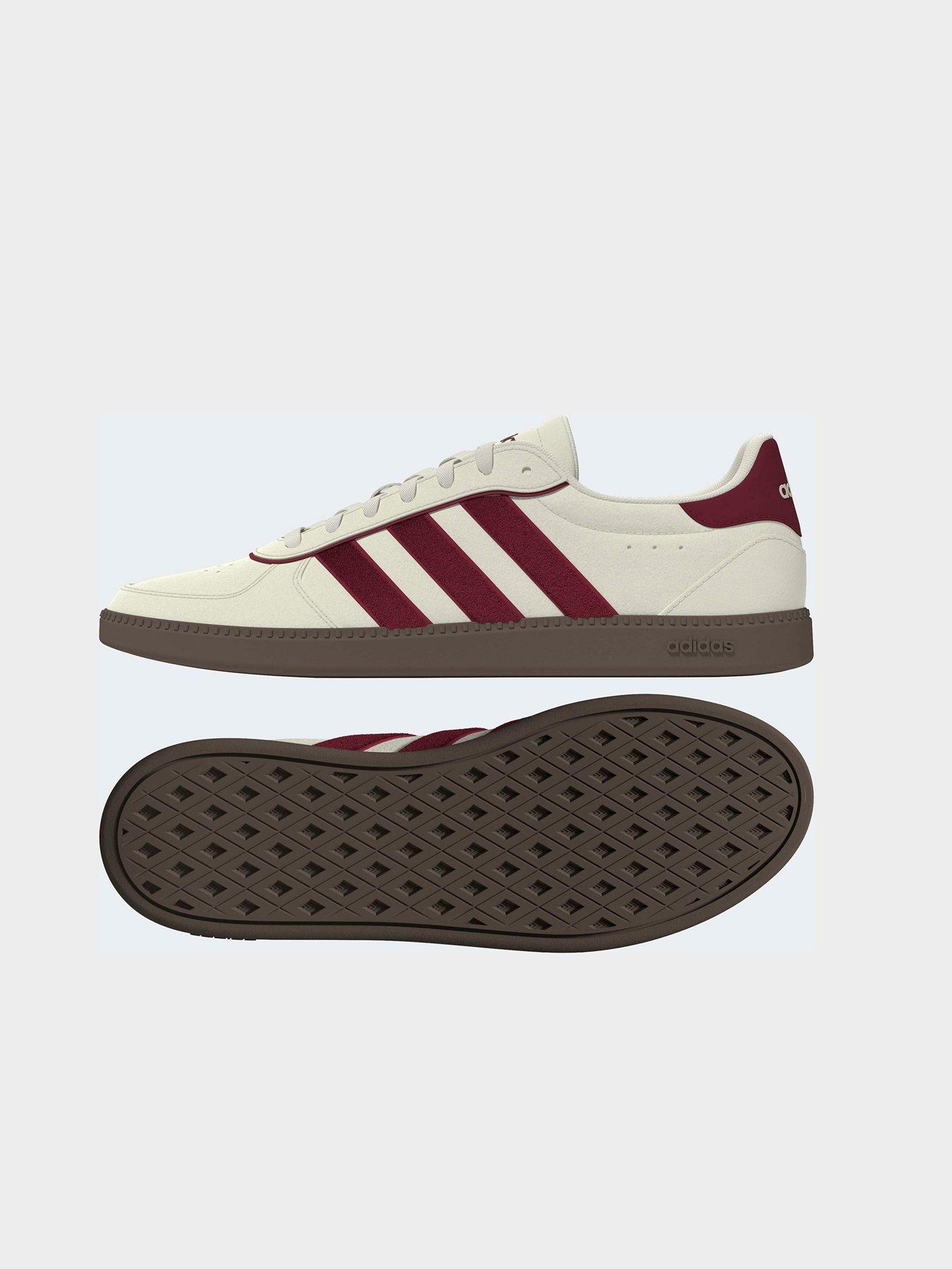 Image 6 of 7 of adidas Sportswear Womens Breaknet Sleek Trainers - White