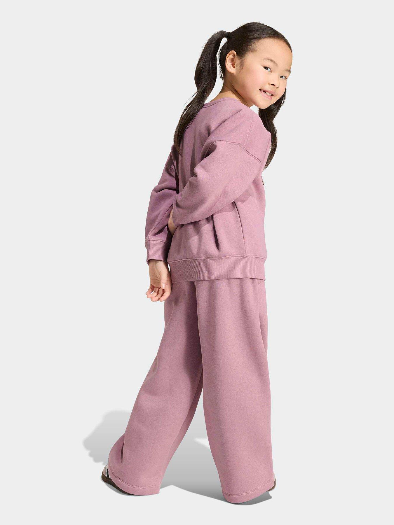 Image 4 of 7 of adidas Originals Kids Crew Pant Set - Purple