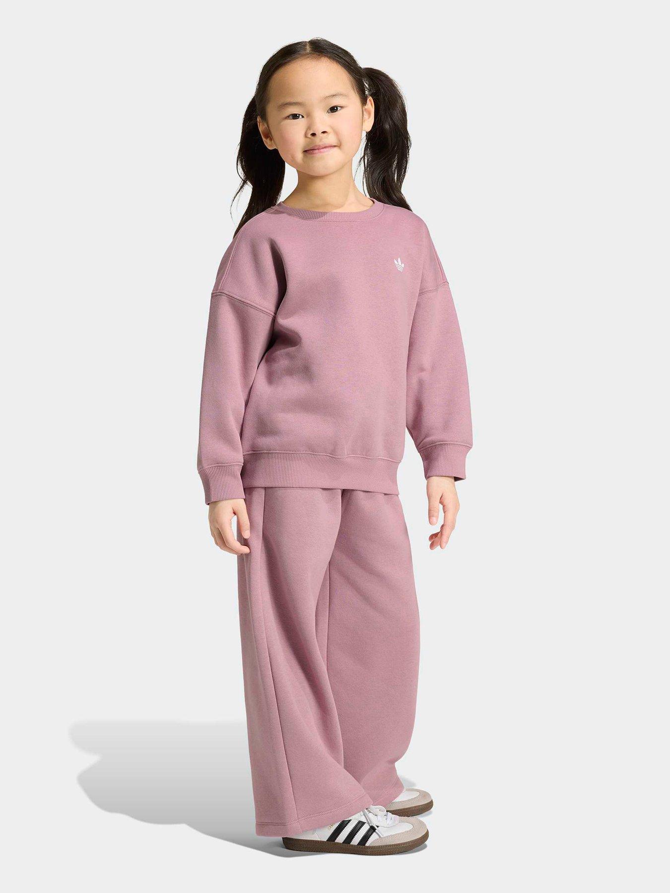 Image 5 of 7 of adidas Originals Kids Crew Pant Set - Purple