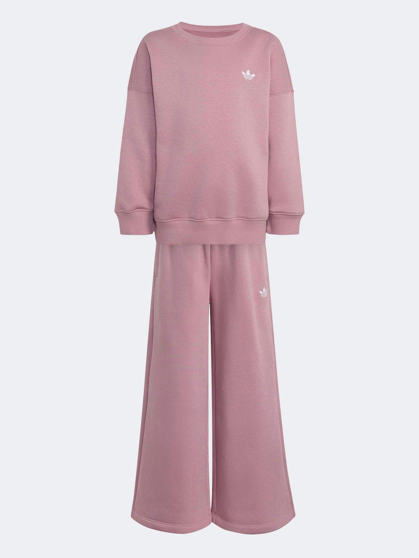 Image 7 of 7 of adidas Originals Kids Crew Pant Set - Purple