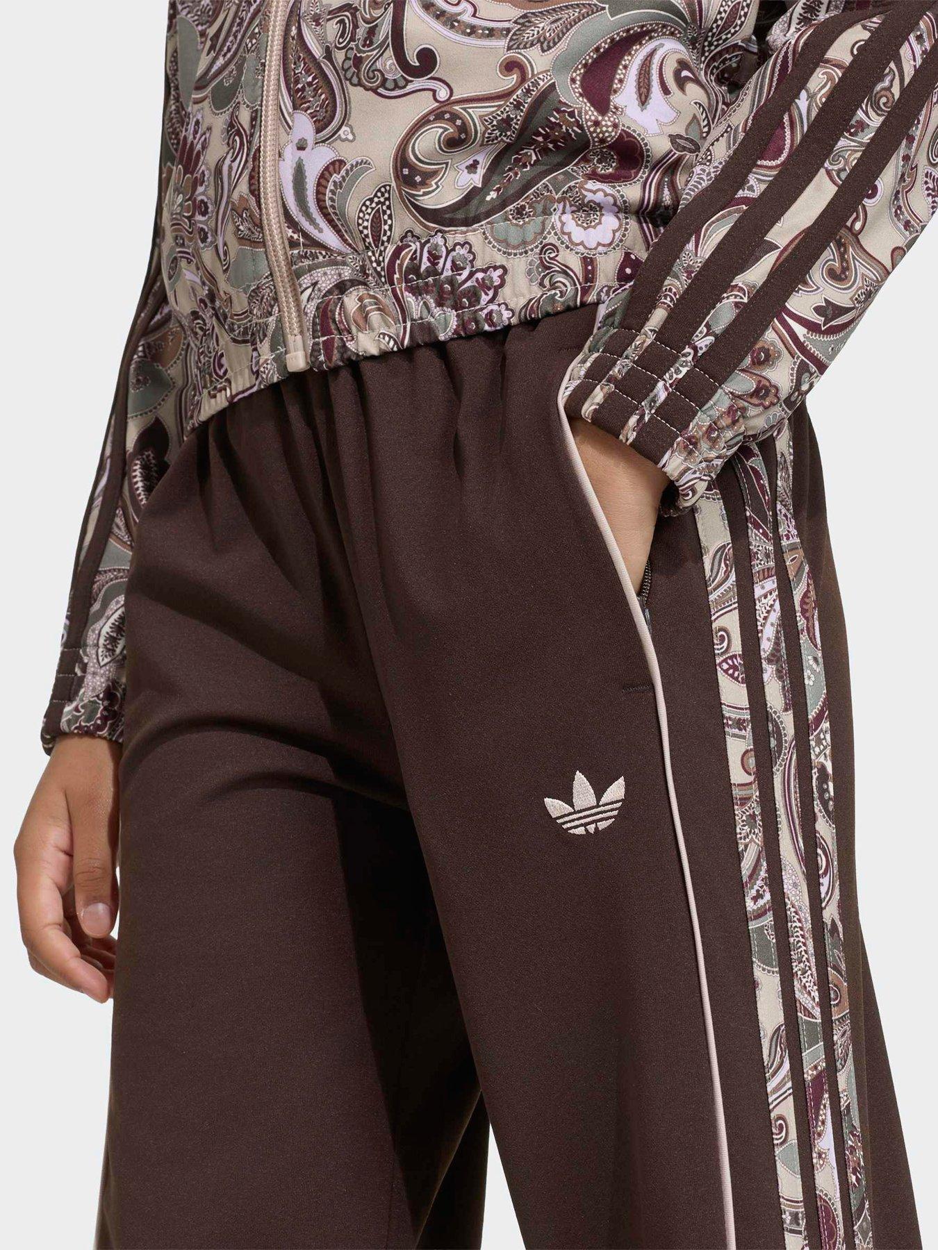 Image 5 of 6 of adidas Originals Girls Superstar Loose Track Set - Brown