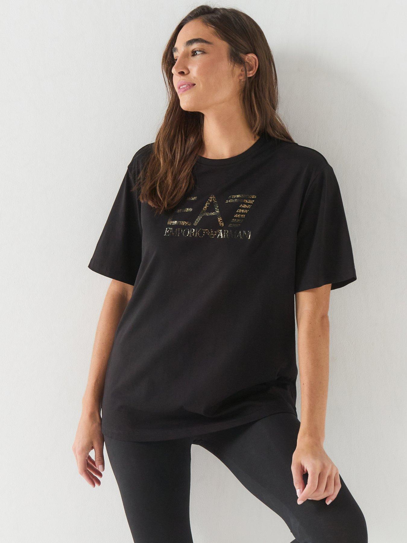 EA7 Emporio Armani Train Visibility Tee - Black