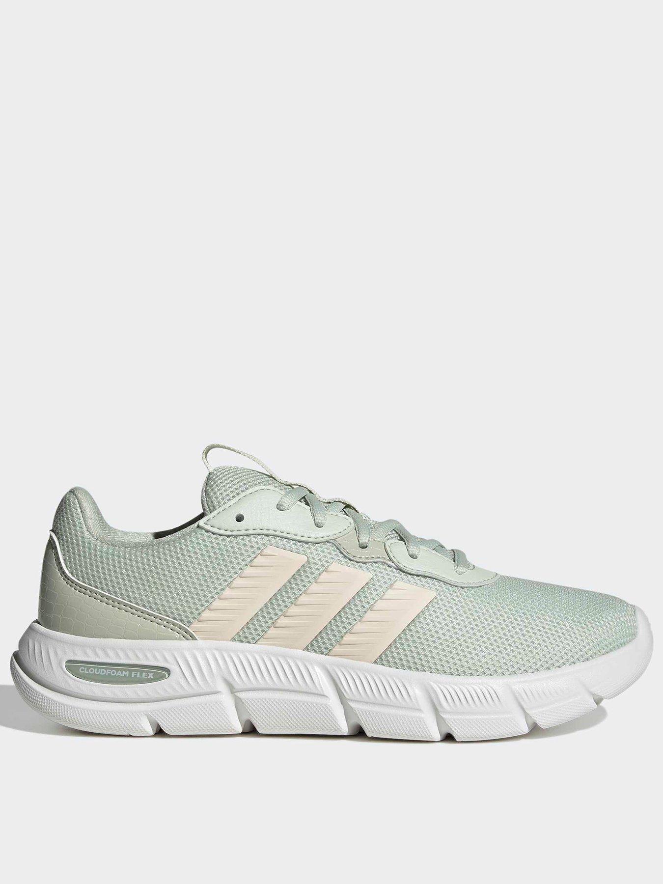 adidas Sportswear Womens Cloudfoam Flex Laces Trainers - Green