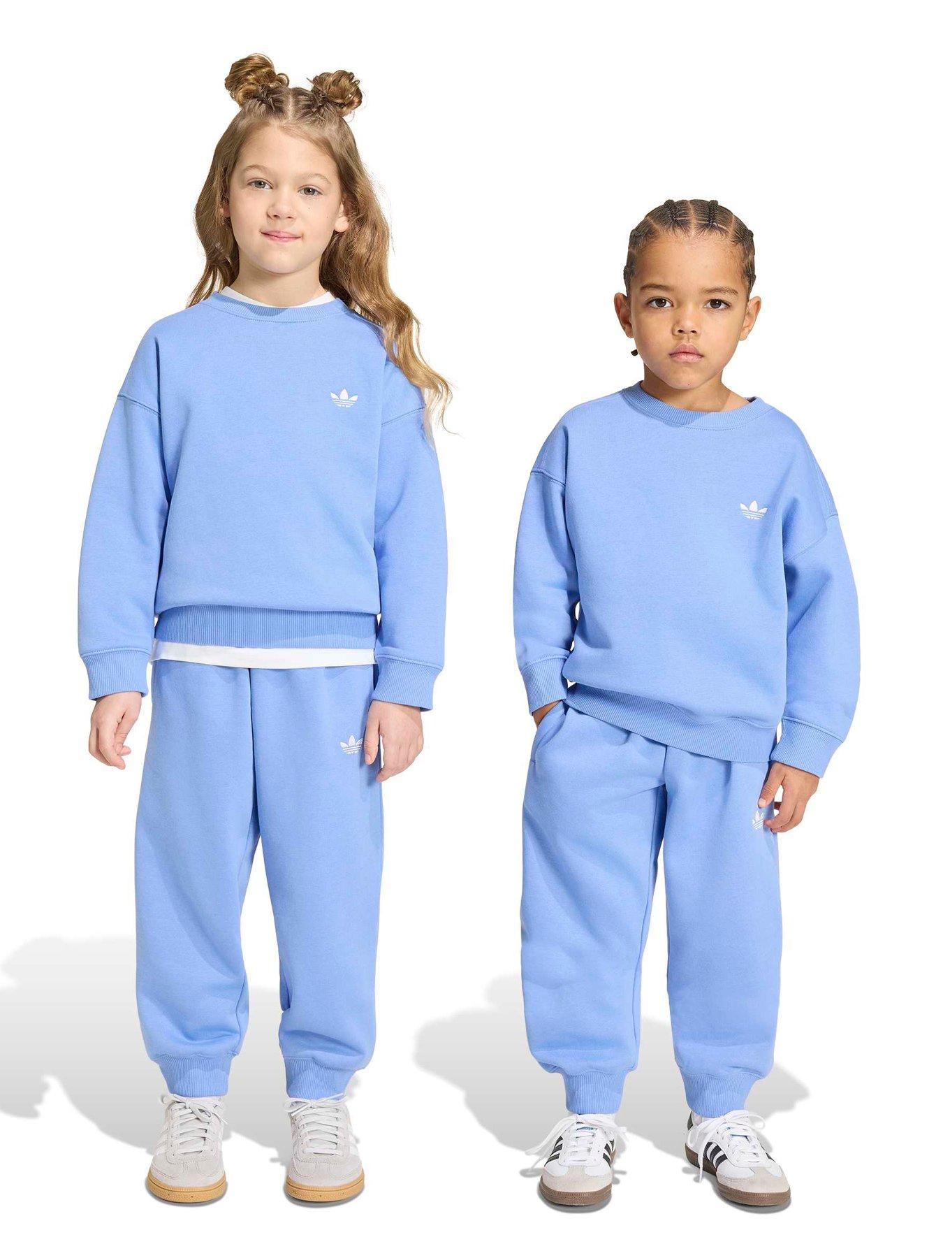 adidas Originals Kids Crew Jog Set - Blue