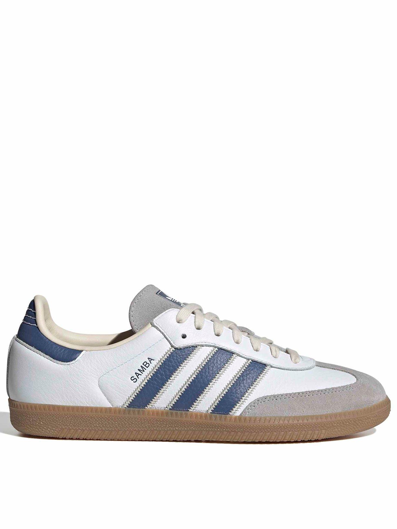 adidas Originals Unisex Samba OG Trainers  - White/Blue
