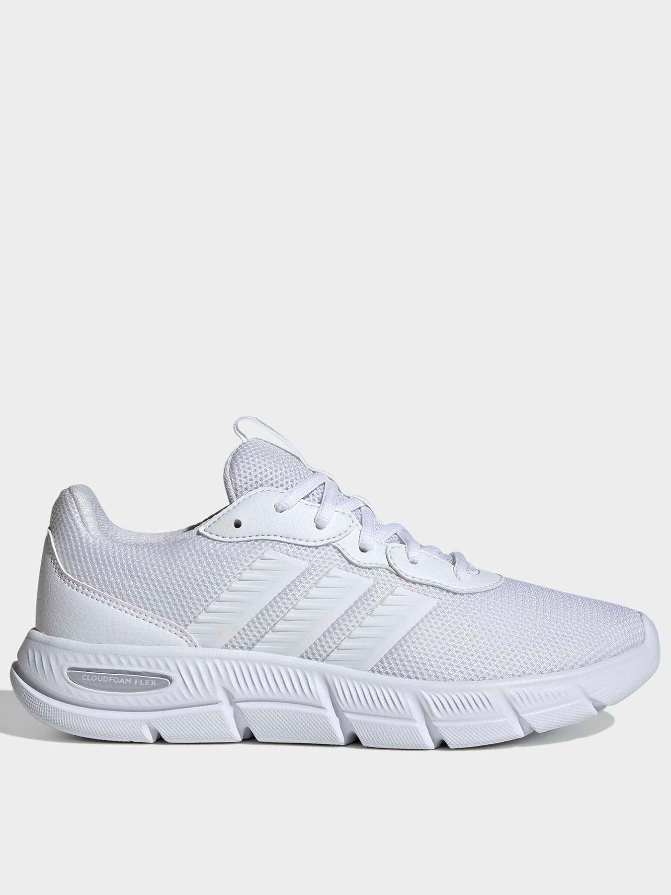 adidas Sportswear Womens Cloudfoam Flex Laces Trainers - White