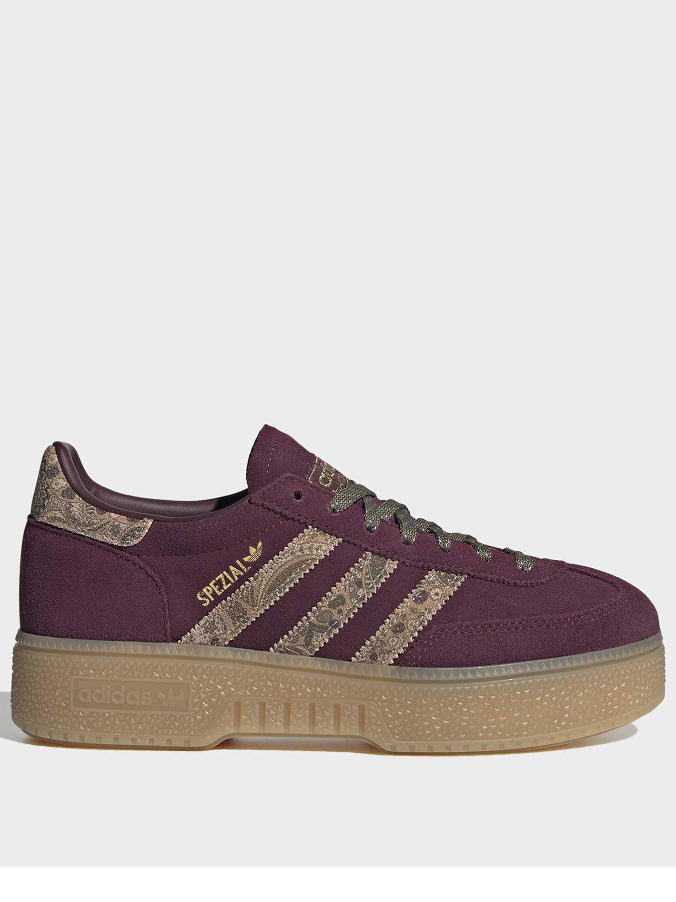 adidas Originals Women's Outdoor Handball Spezial Bold - Burgundy