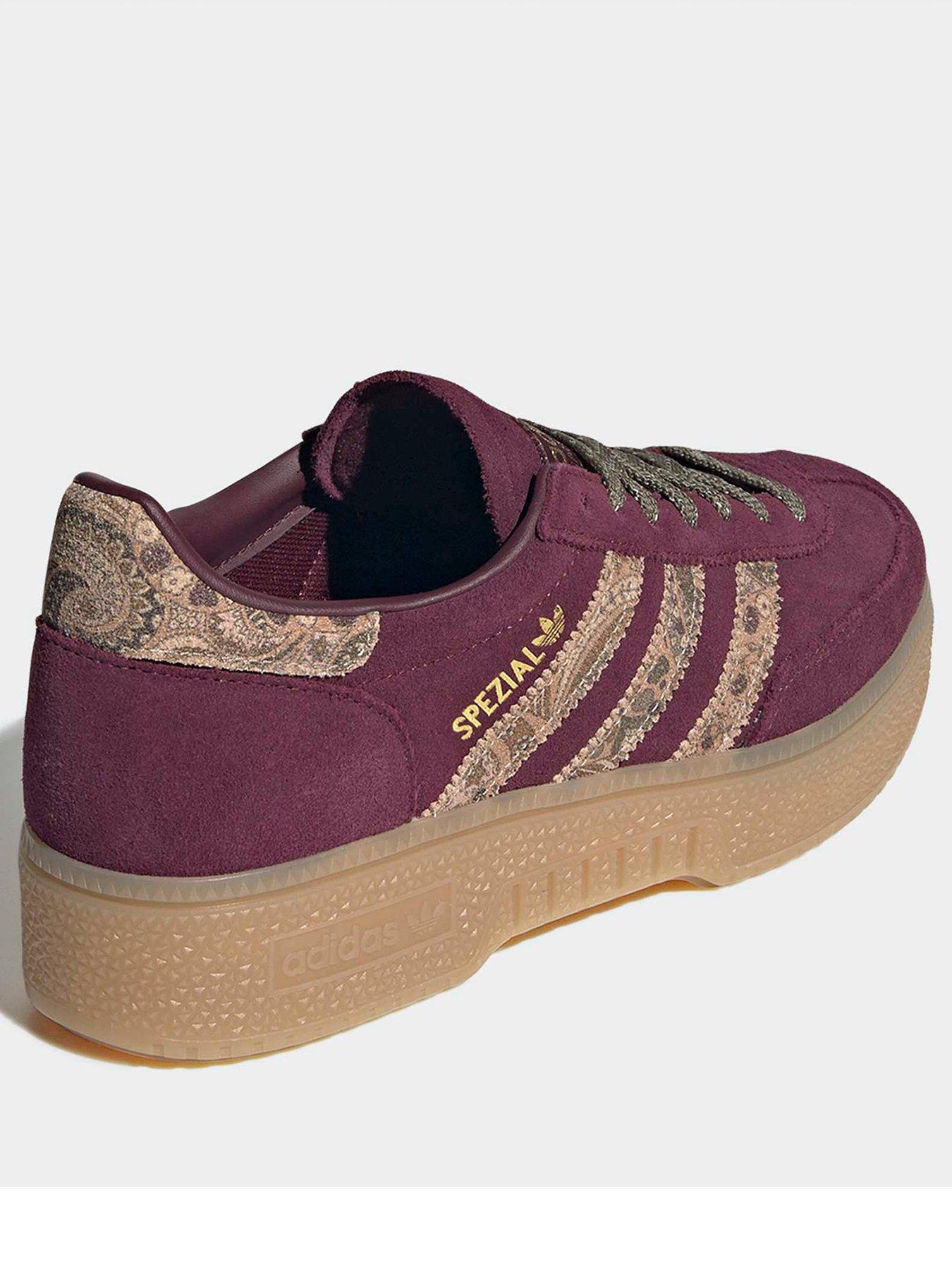 Image 3 of 7 of adidas Originals Womens Handball Spezial Bold - Burgundy