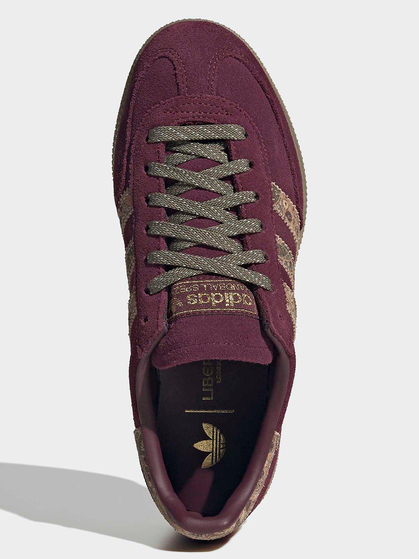 Image 4 of 7 of adidas Originals Womens Handball Spezial Bold - Burgundy
