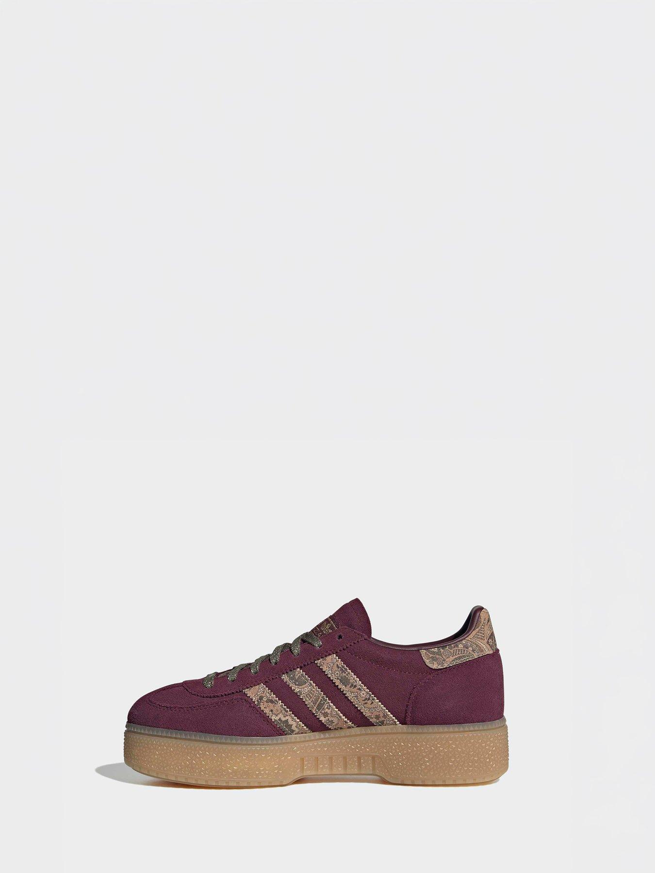 Image 6 of 7 of adidas Originals Womens Handball Spezial Bold - Burgundy
