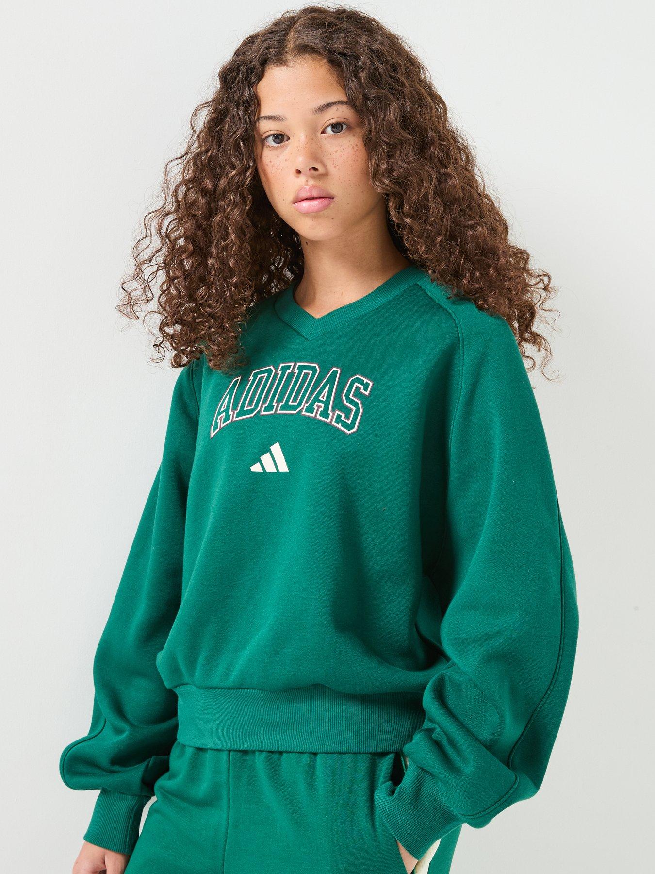 Image 6 of 6 of adidas Sportswear Junior Jogger V-neck - Green