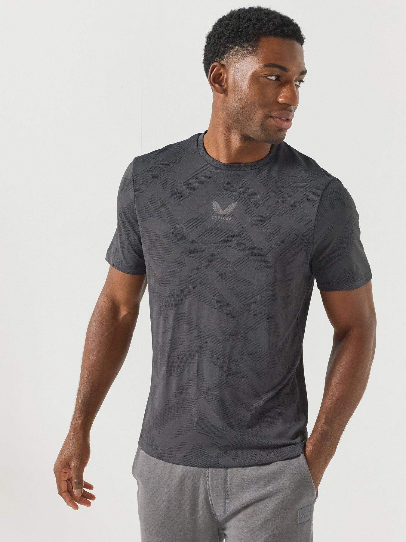 Castore Mens Training Engineered Knit Short Sleeve T-Shirt - Black