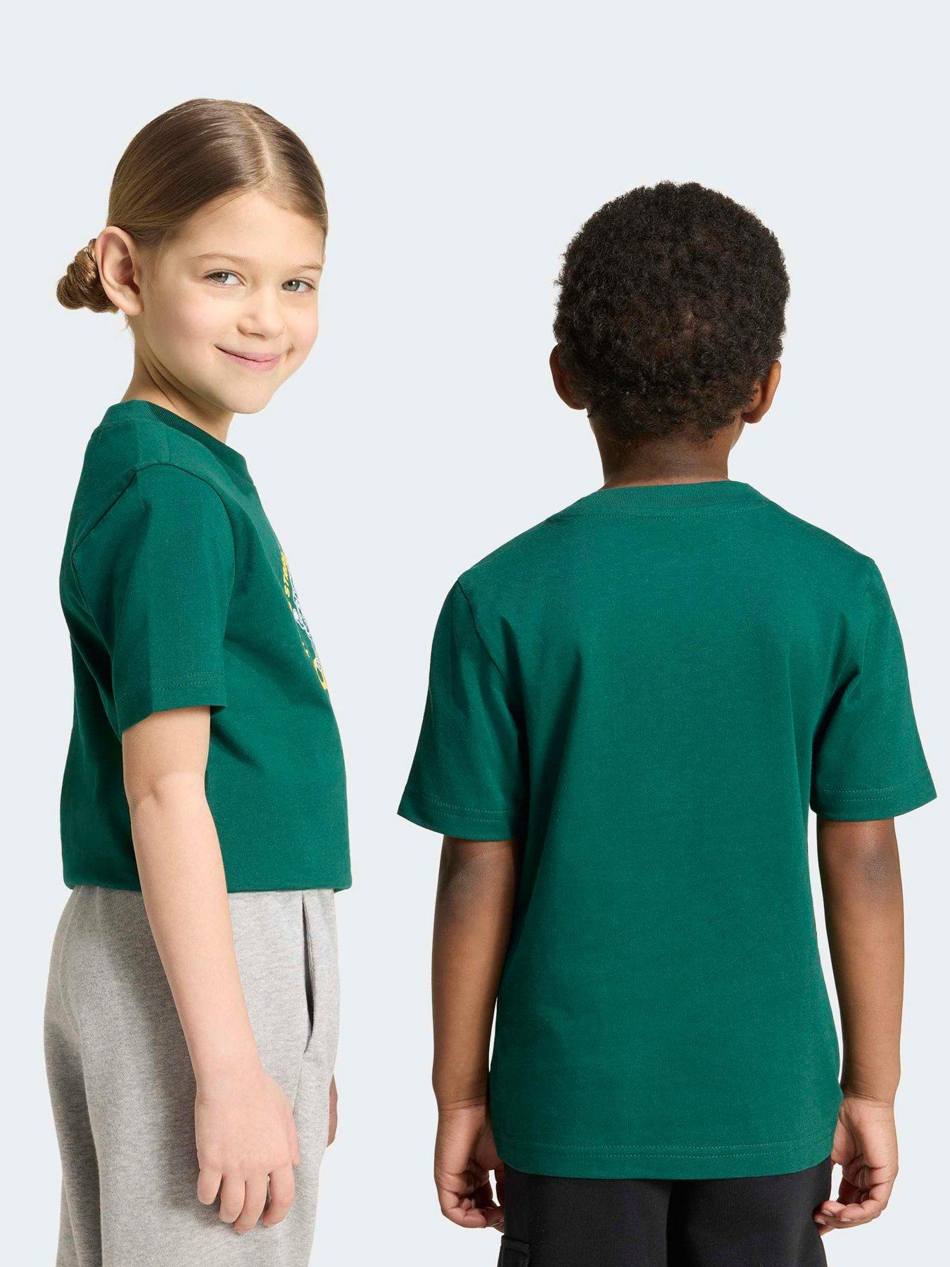 Image 2 of 7 of adidas Sportswear Kids Graphic Tee - Green