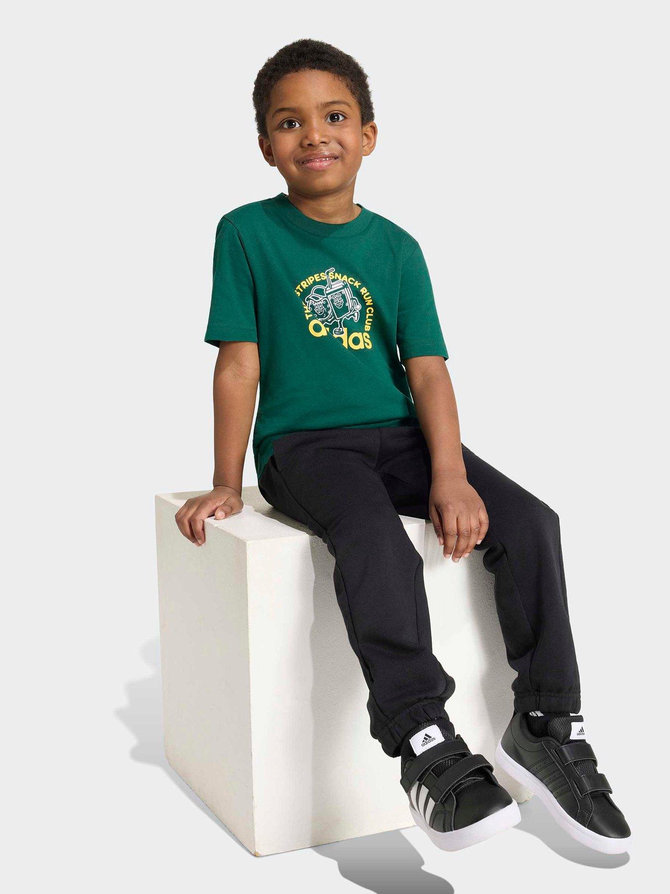 Image 5 of 7 of adidas Sportswear Kids Graphic Tee - Green