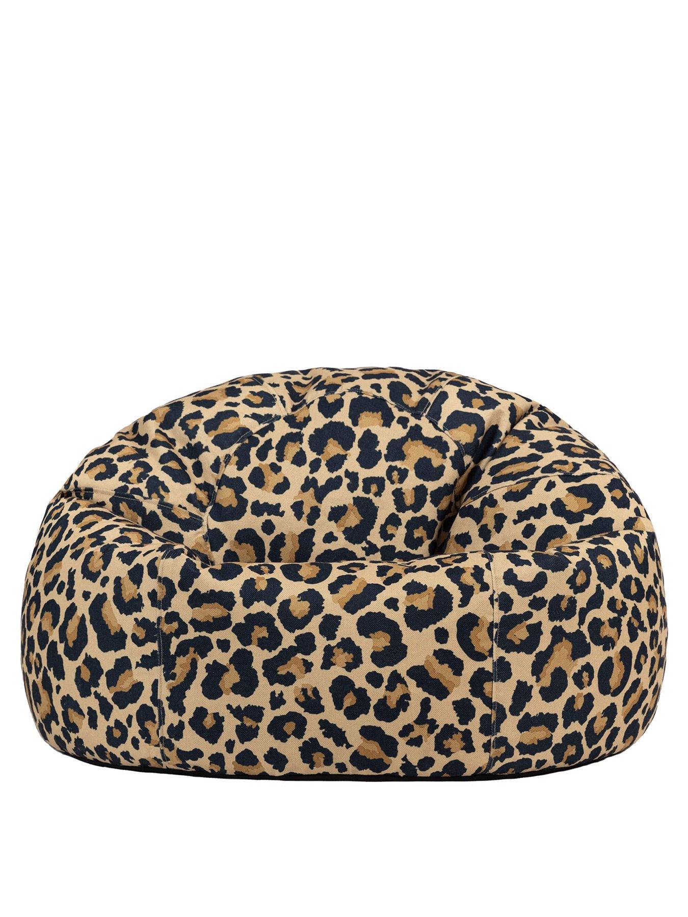  image of icon-beanbags-leopard-classic-bean-bag