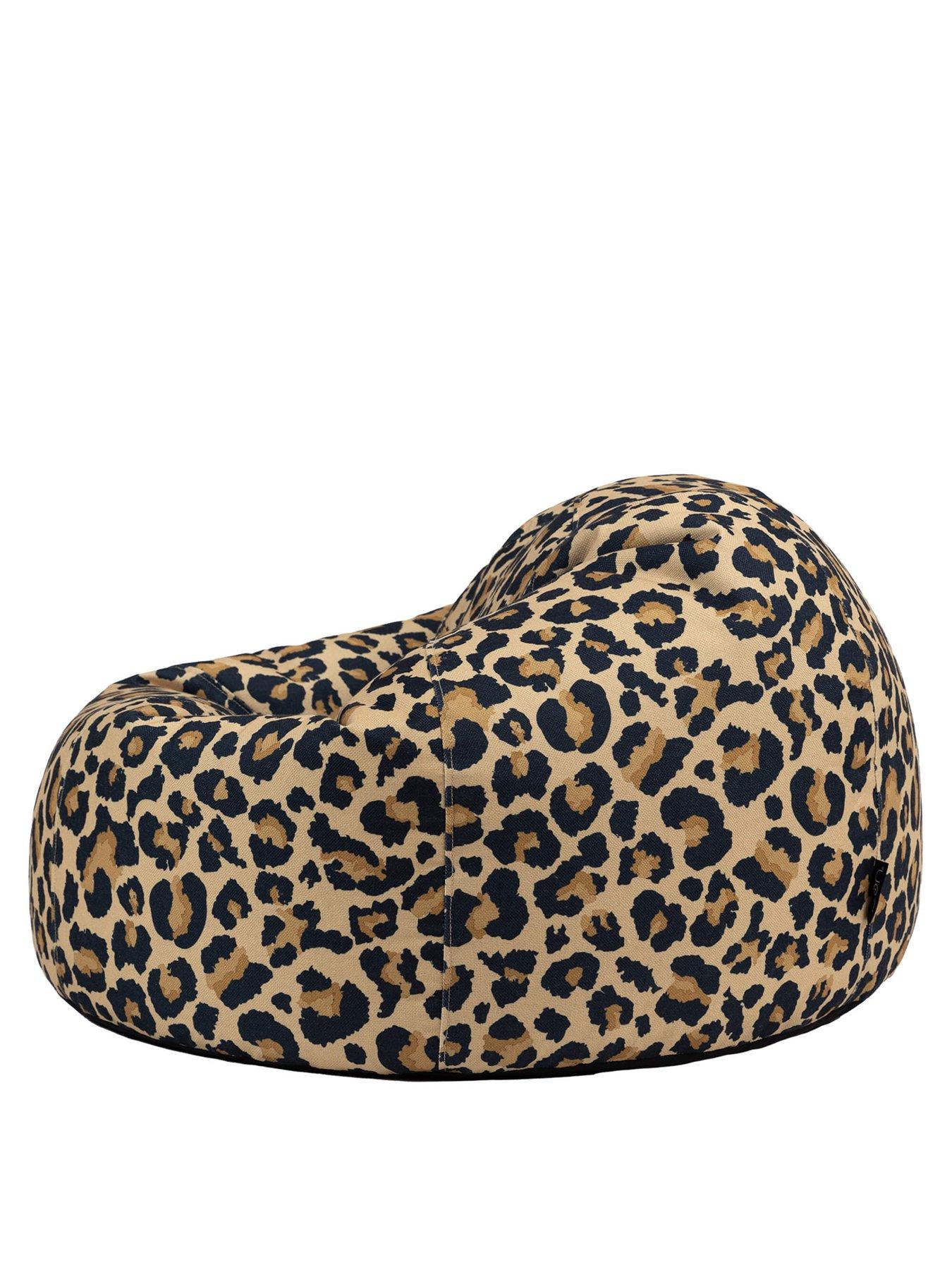  image of icon-beanbags-leopard-classic-bean-bag