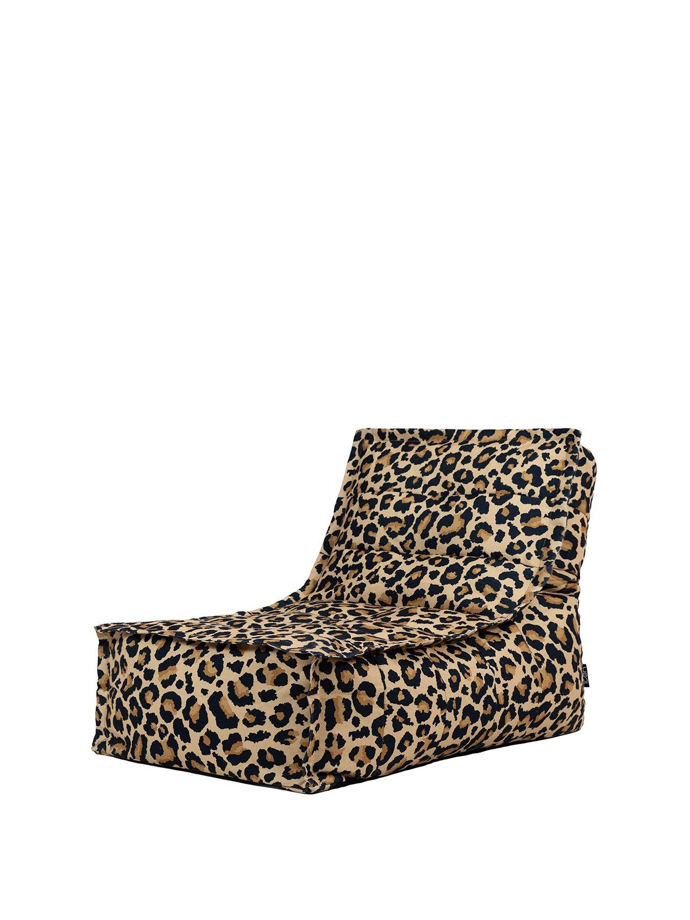  image of icon-beanbags-dolce-leopard-bean-bag