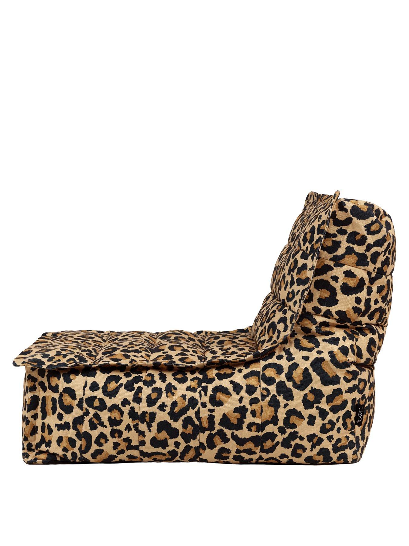  image of icon-beanbags-dolce-leopard-bean-bag