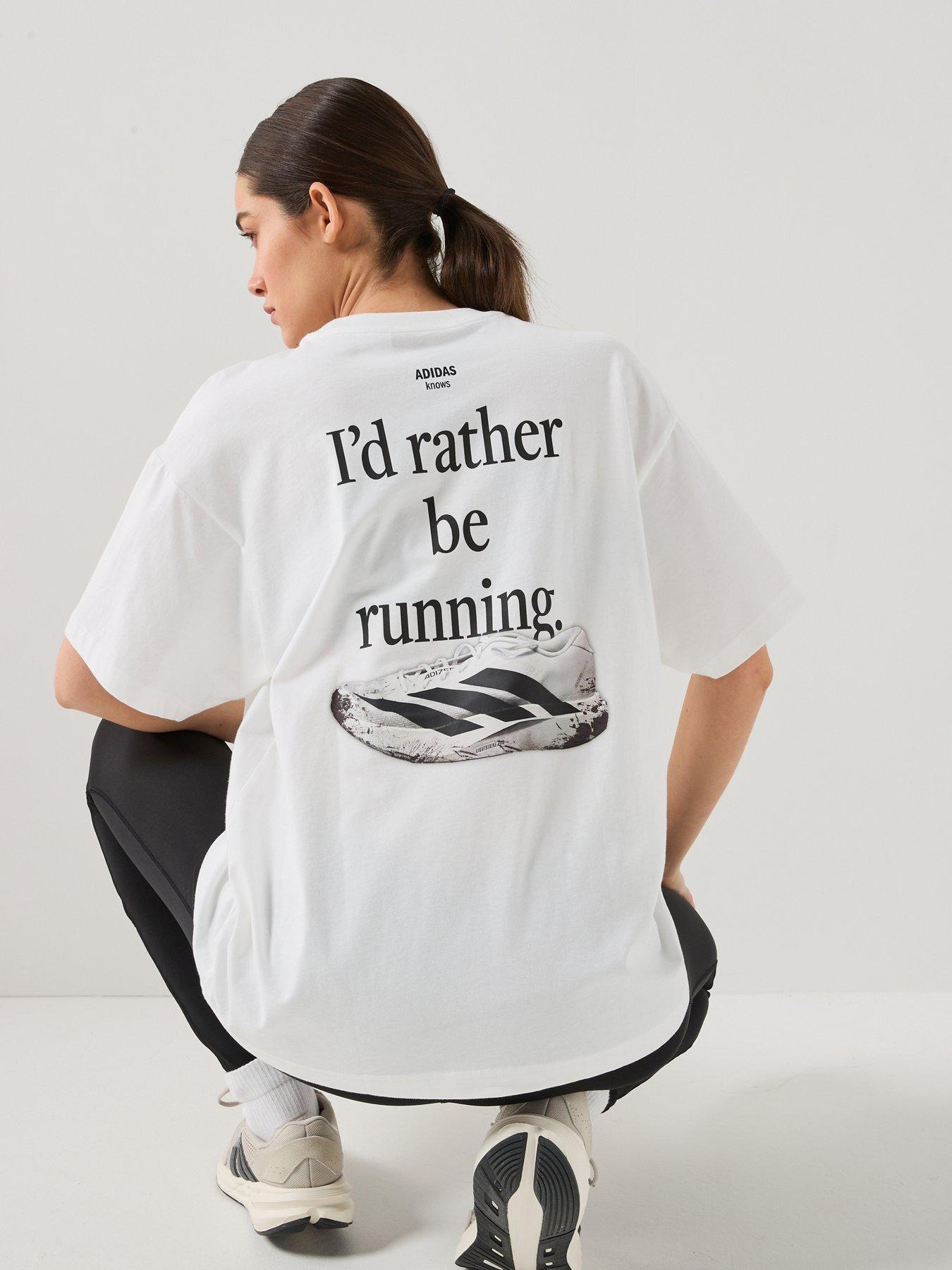 Image 1 of 6 of adidas Womens Running T-Shirt - White