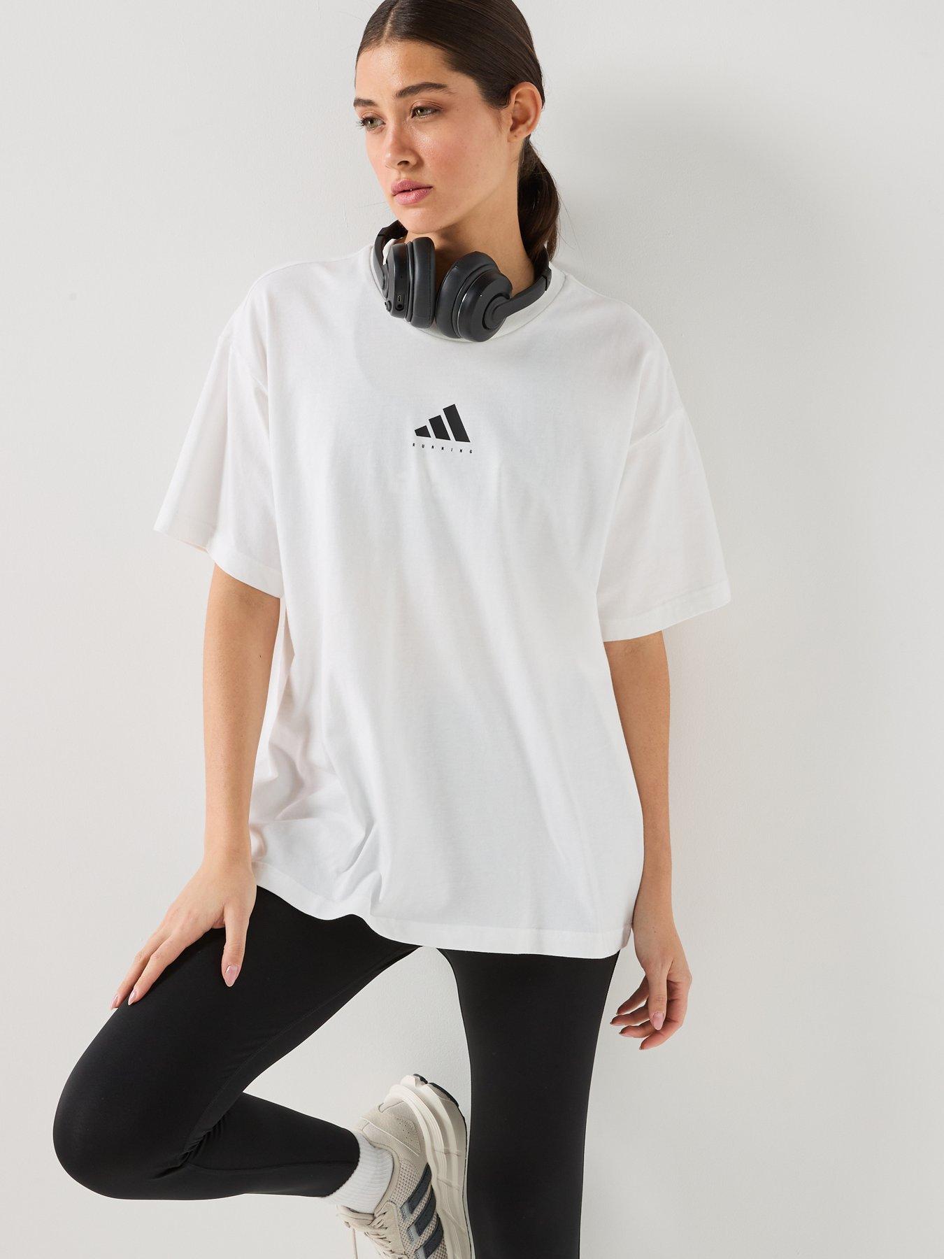 Image 2 of 6 of adidas Womens Running T-Shirt - White