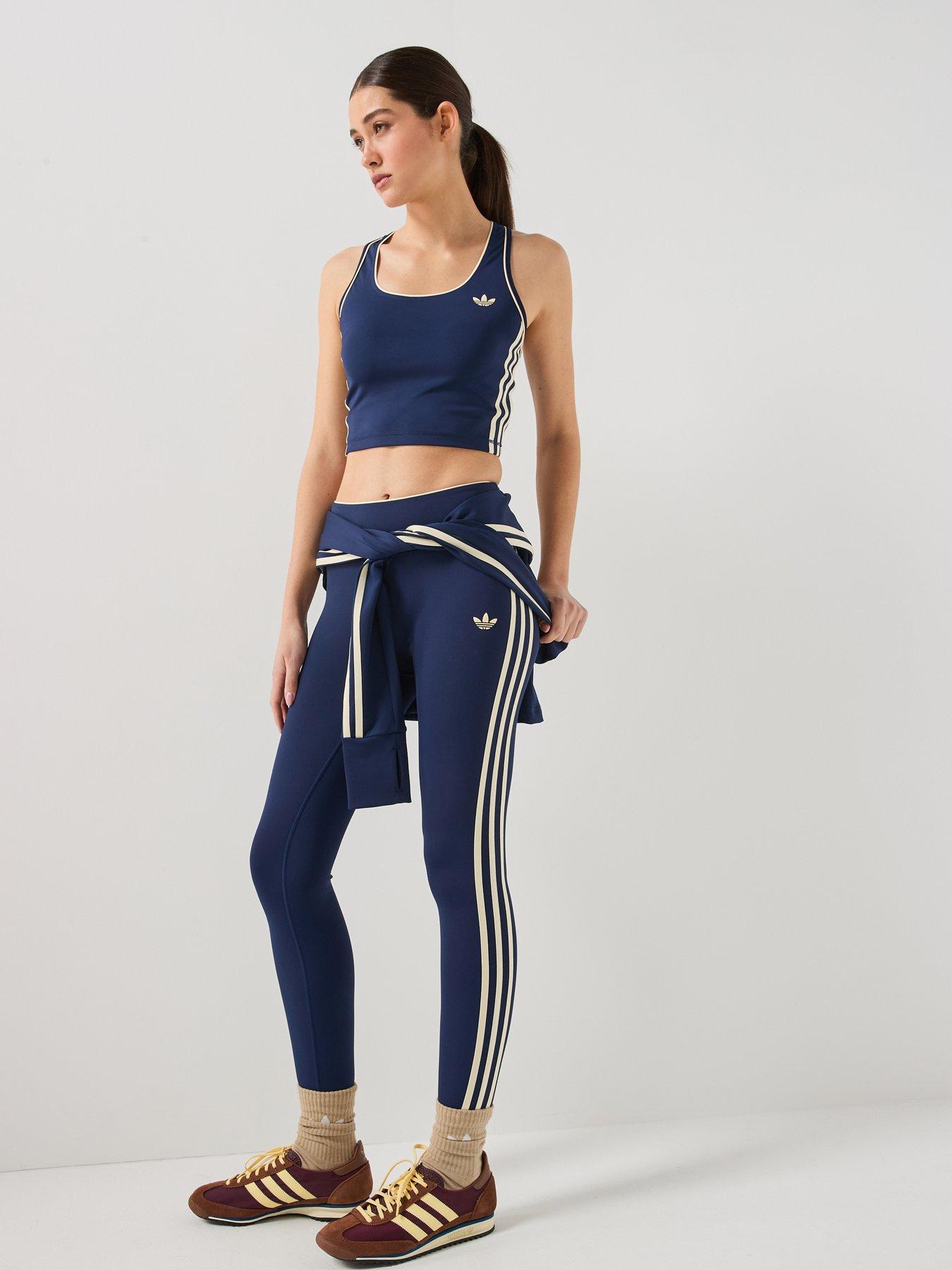 Image 3 of 6 of adidas Originals Womens Training Tights - Navy