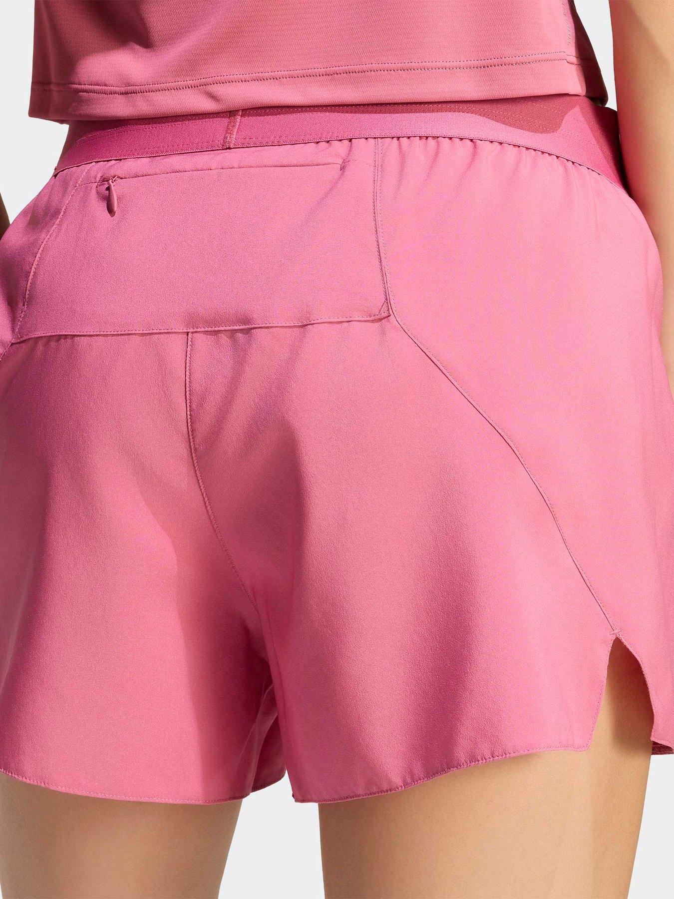 Image 5 of 6 of adidas Womens Running Adi365 4-inch Woven Shorts - Pink